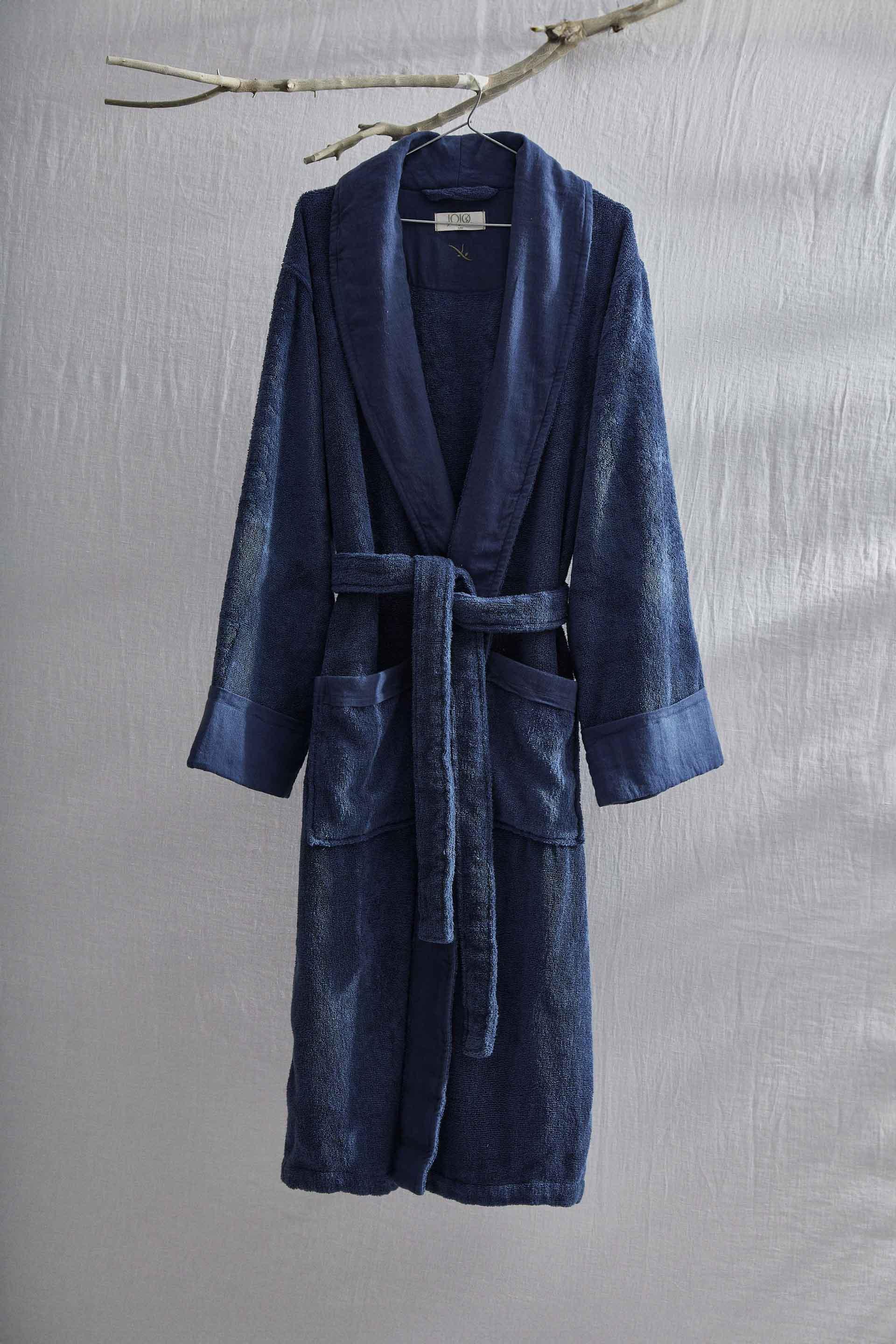 Mayla Şal Yaka Unisex Bornoz Jojomia Bornoz