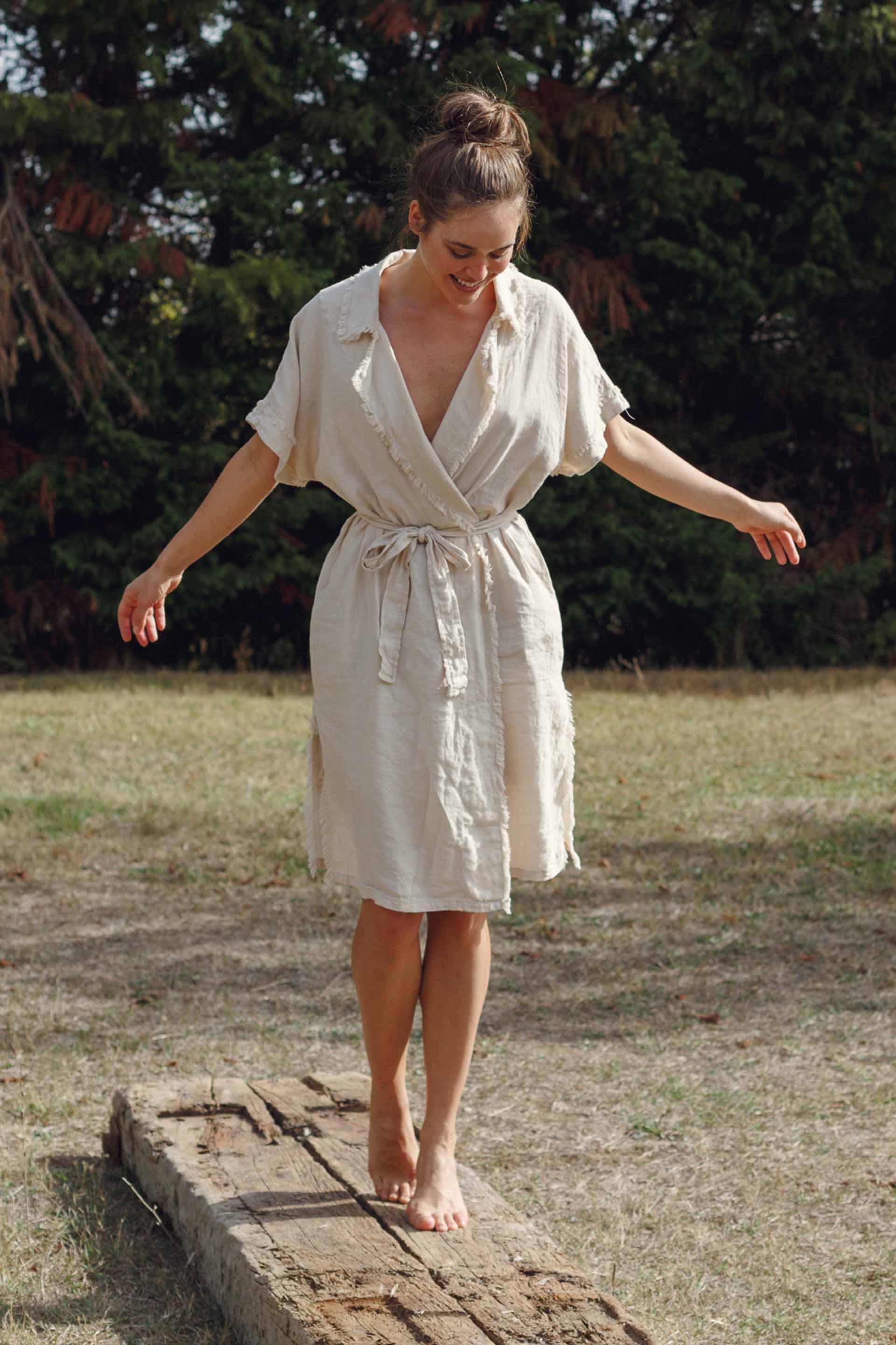 April Kısa Kollu Kadın Sabahlık / Kimono Jojomia Sabahlık