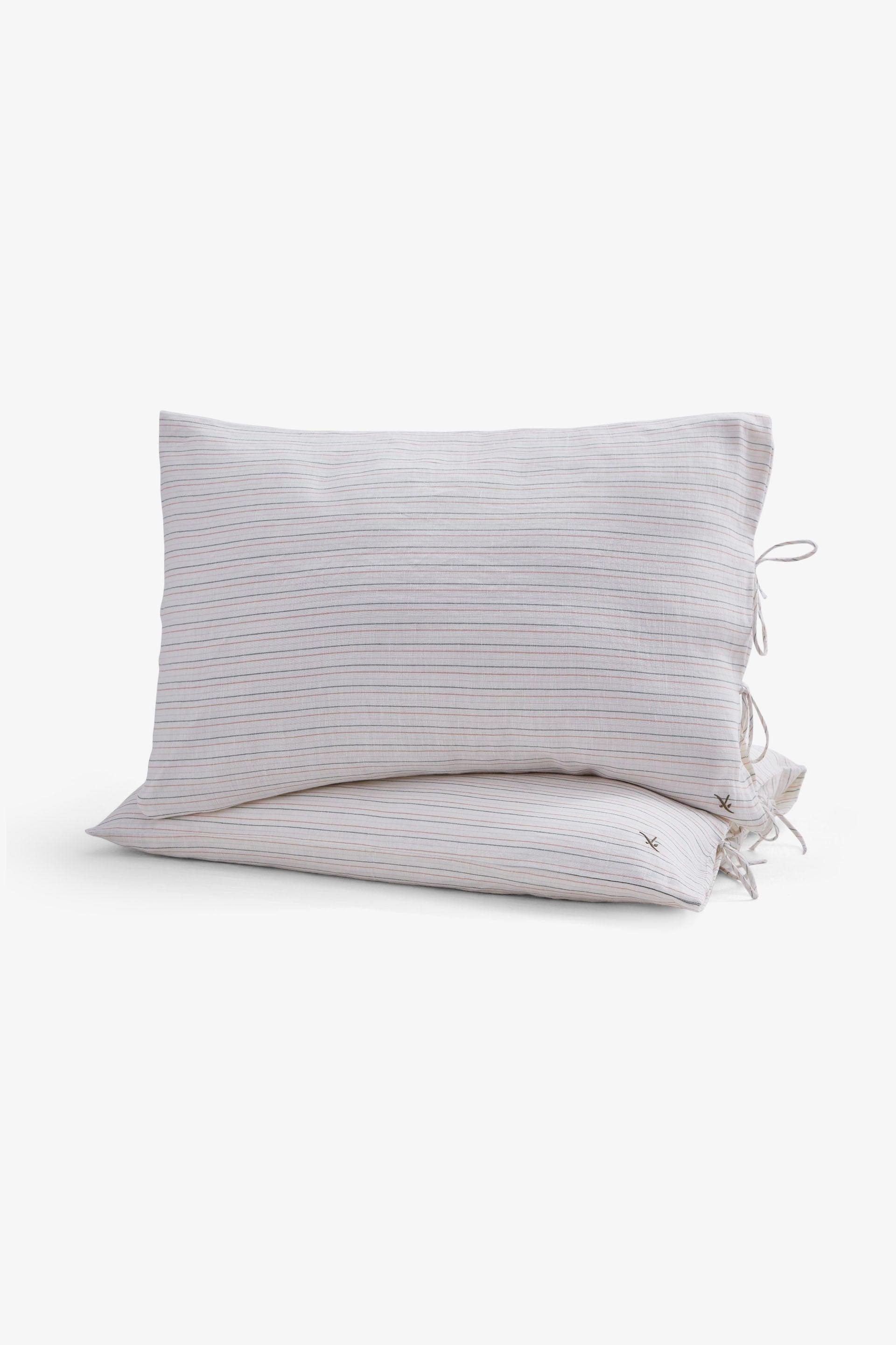 Larin Çizgili Oxford Yastık Kılıfı Jojomia Yastık Kılıfı