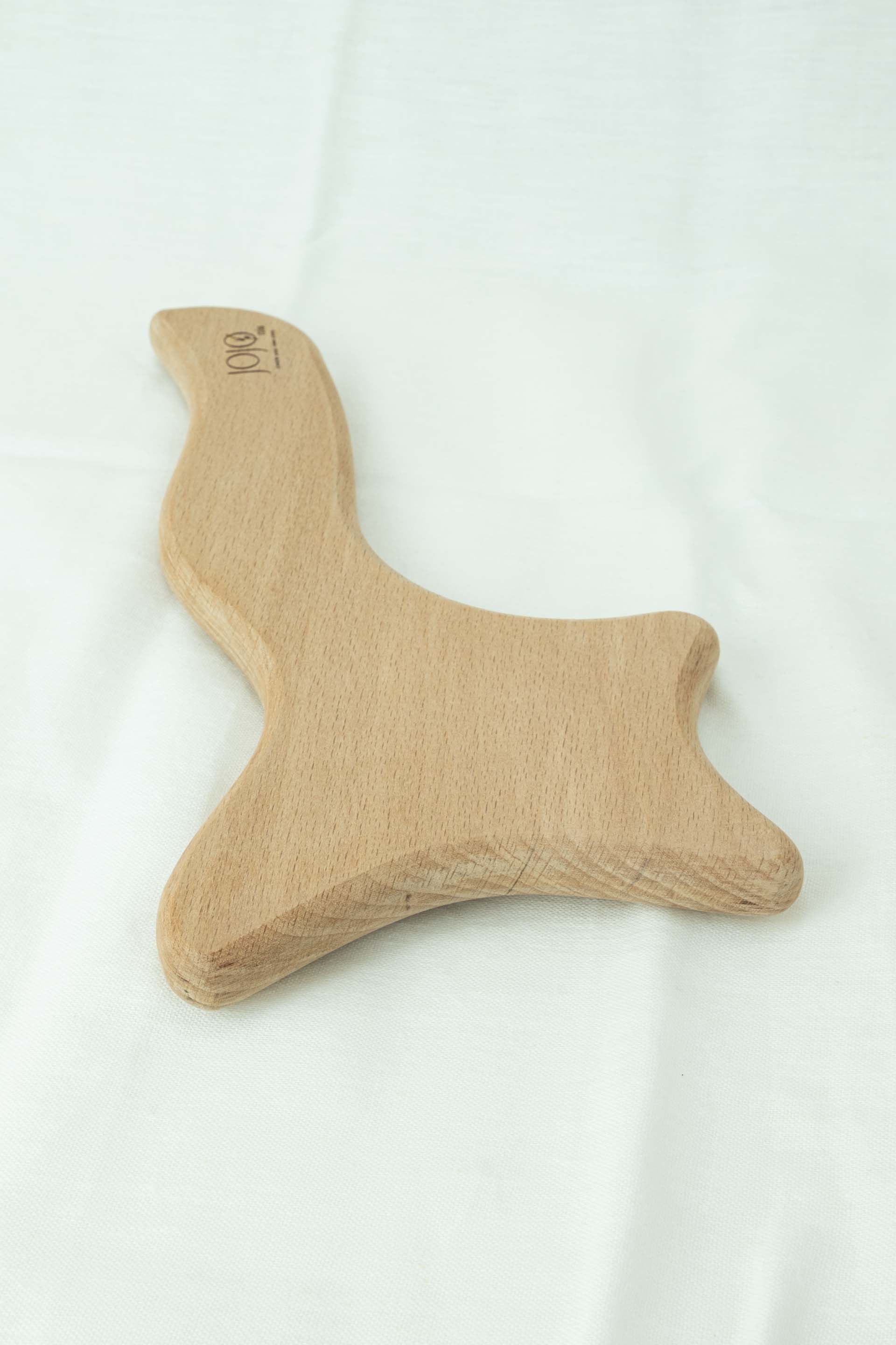 Yıldız Ahşap Masaj Aleti | Maun Ağacı Jojomia Masaj Aleti