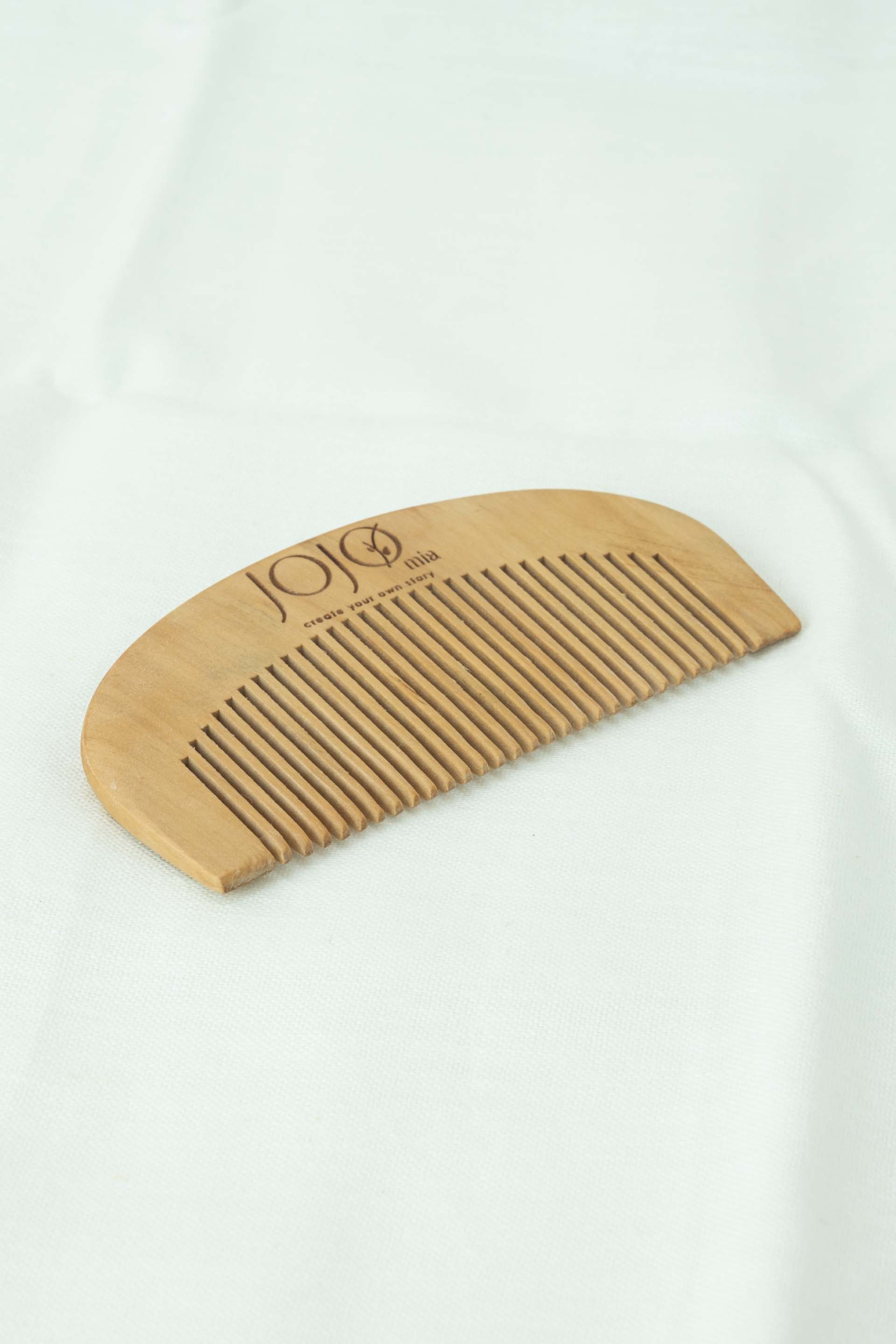 İnce Dişli Ahşap Tarak Maun Ağacı Jojomia Ahşap Tarak