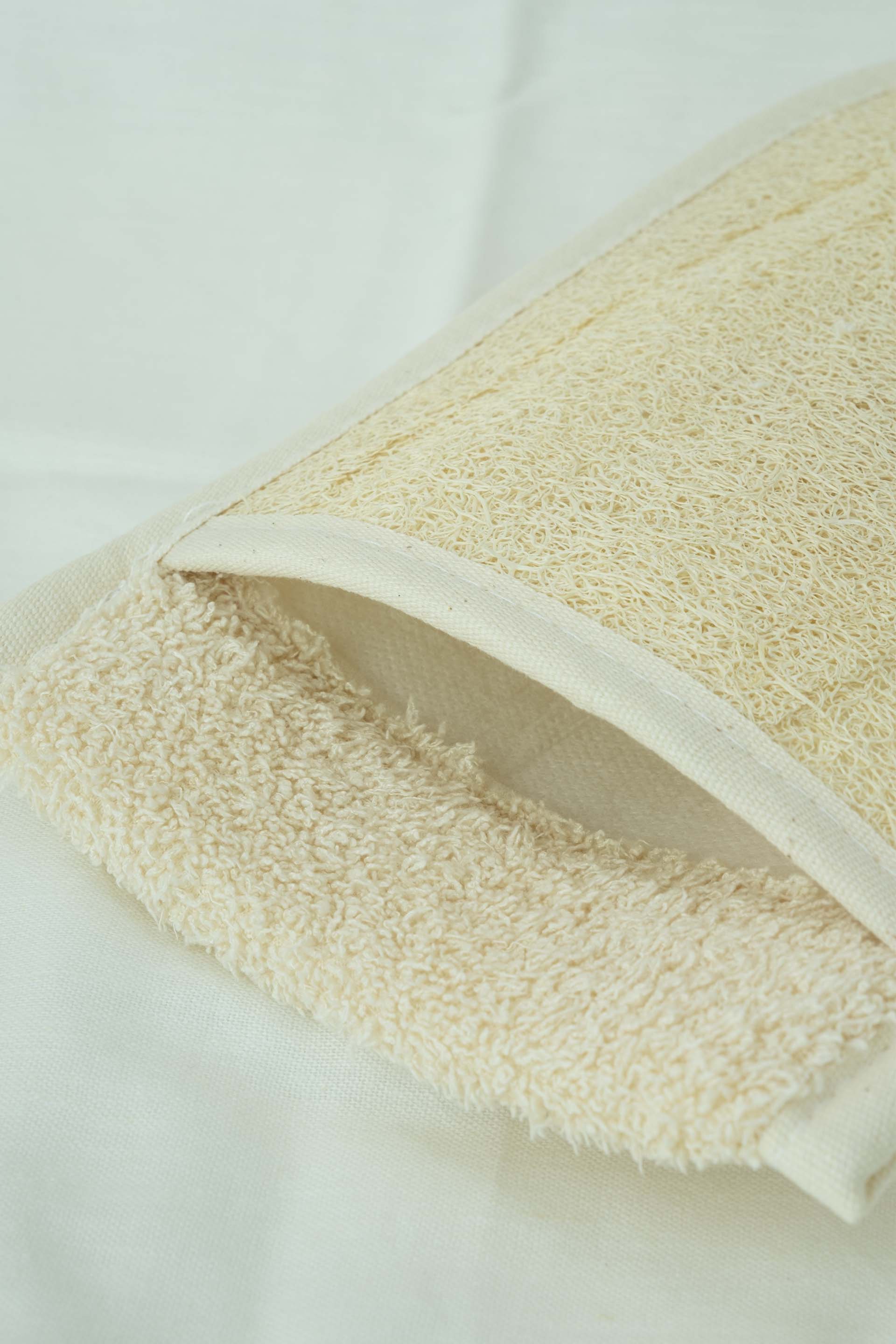 Doğal Eldivenli Kabak Lifi Banyo Kesesi JOJOMIA Kabak Lifi