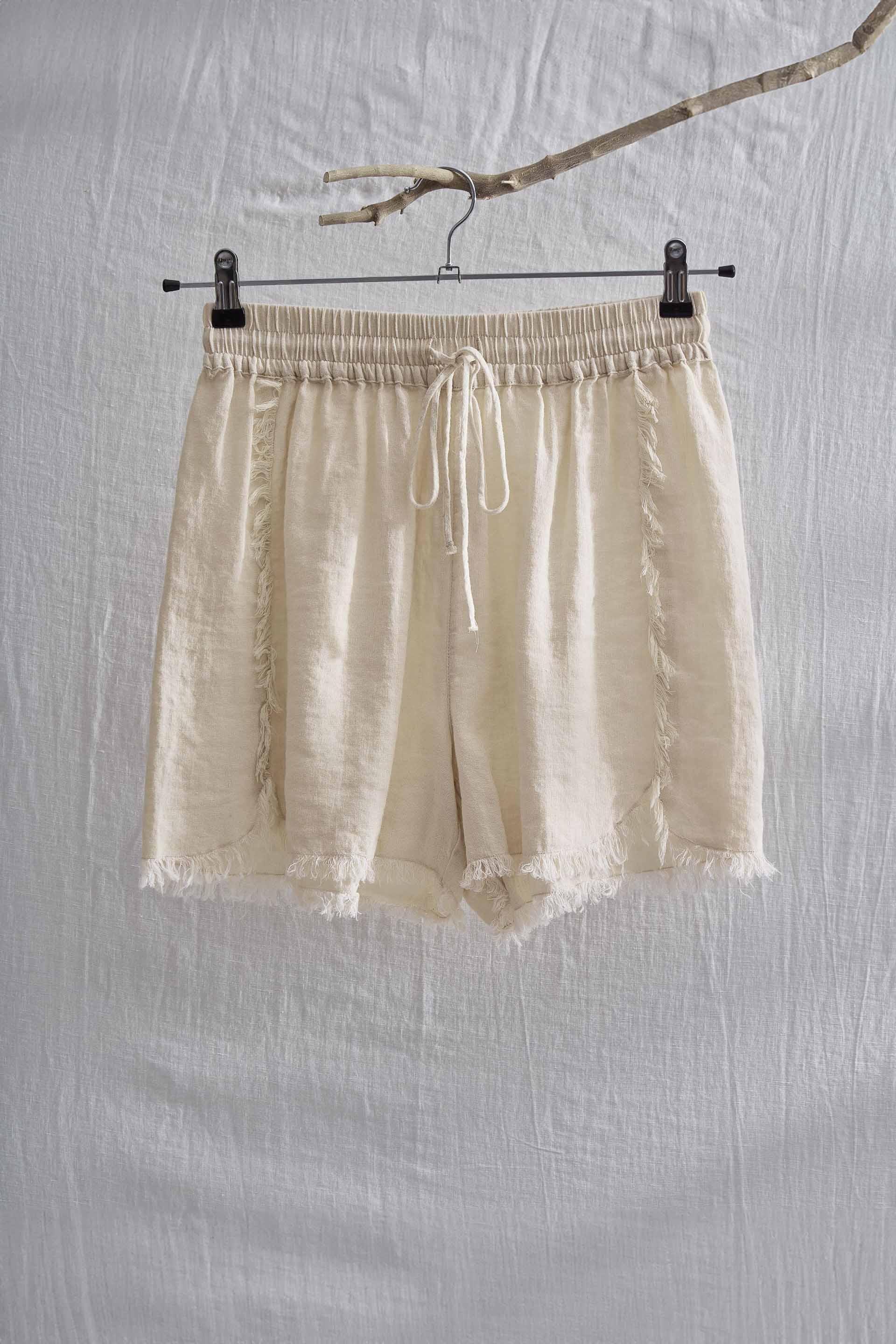 April Püsküllü Bağcıklı Kadın Kısa Şort Jojomia Şort