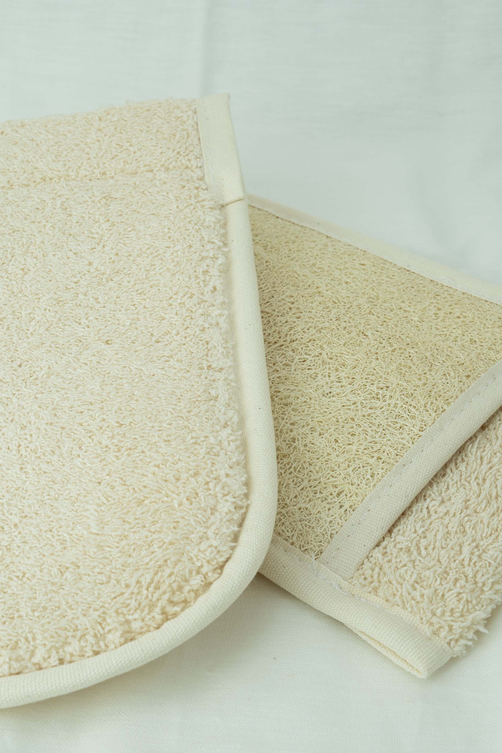 Doğal Eldivenli Kabak Lifi Banyo Kesesi JOJOMIA Kabak Lifi