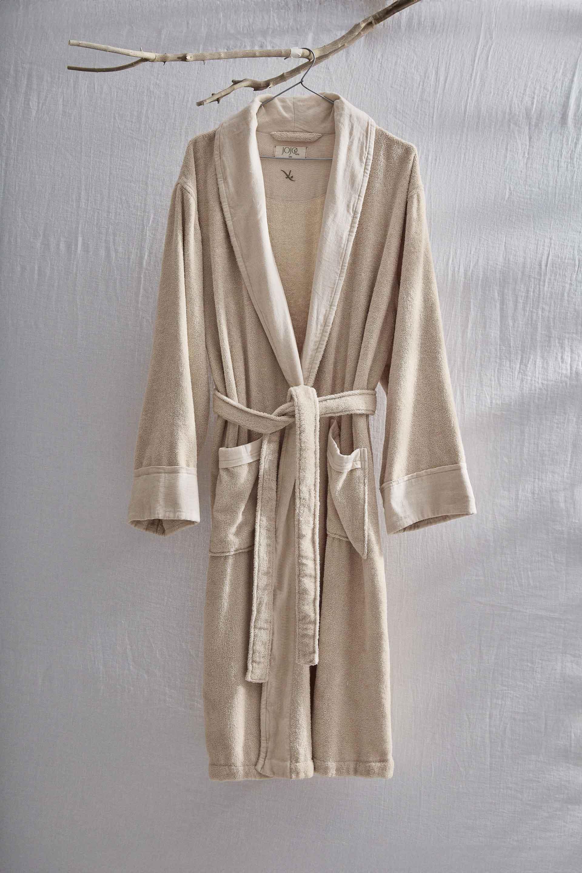 Mayla Şal Yaka Unisex Bornoz Jojomia Bornoz