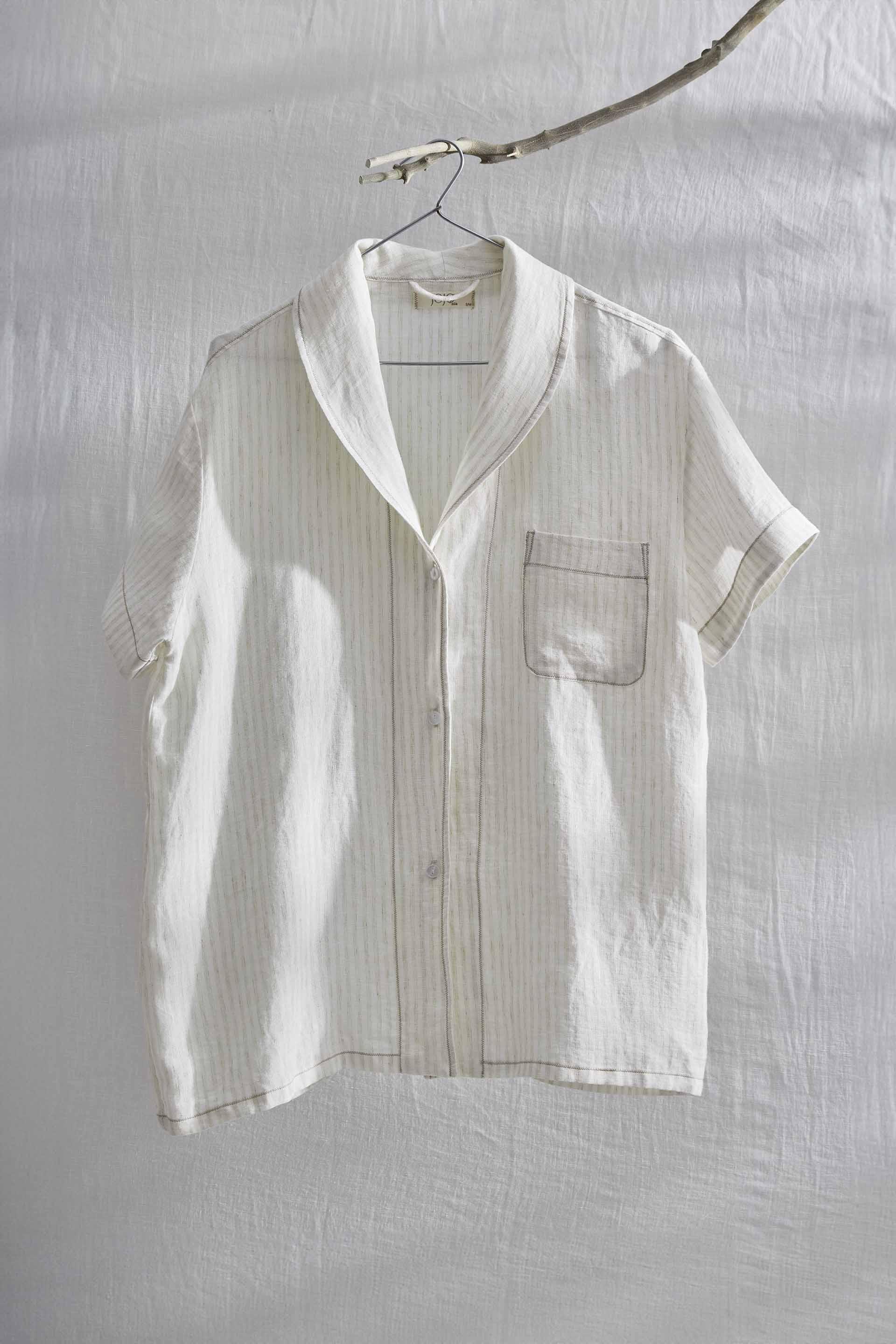 Natura Kısa Kollu Kadın Gömlek Jojomia Kısa Kollu Gömlek