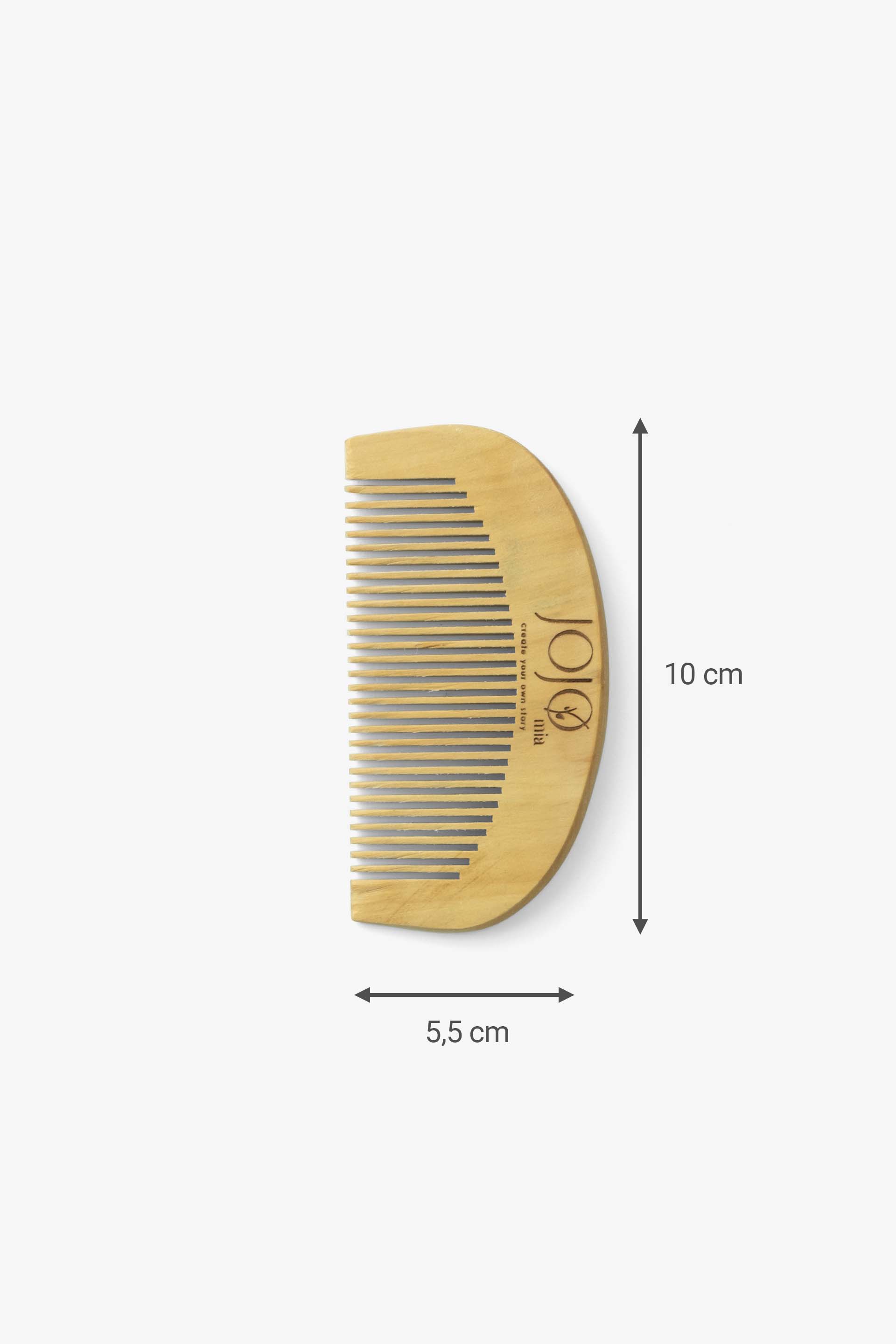 İnce Dişli Ahşap Tarak Maun Ağacı Jojomia Ahşap Tarak