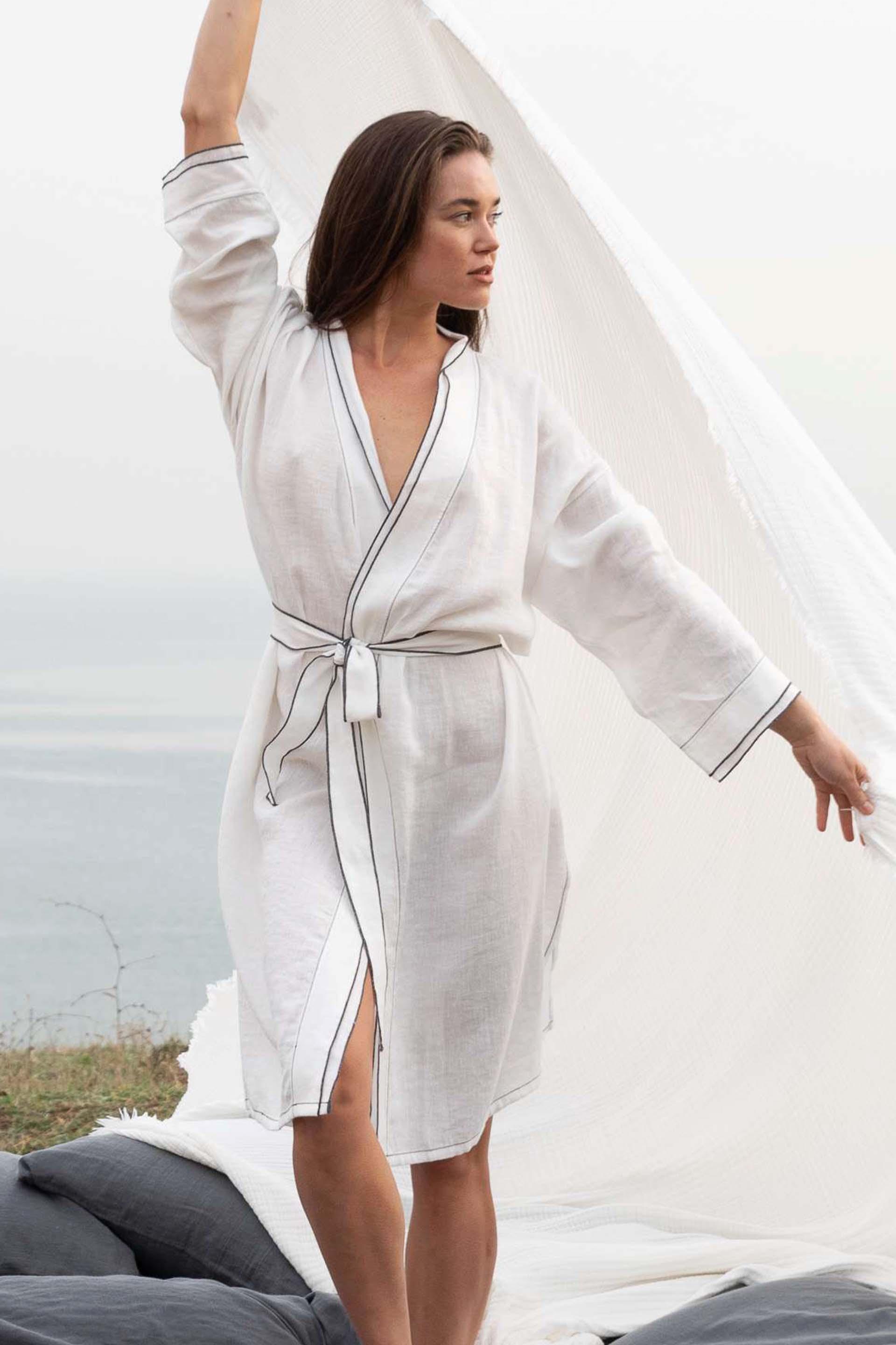 Lole Uzun Kollu Kadın Sabahlık / Kimono Jojomia Sabahlık