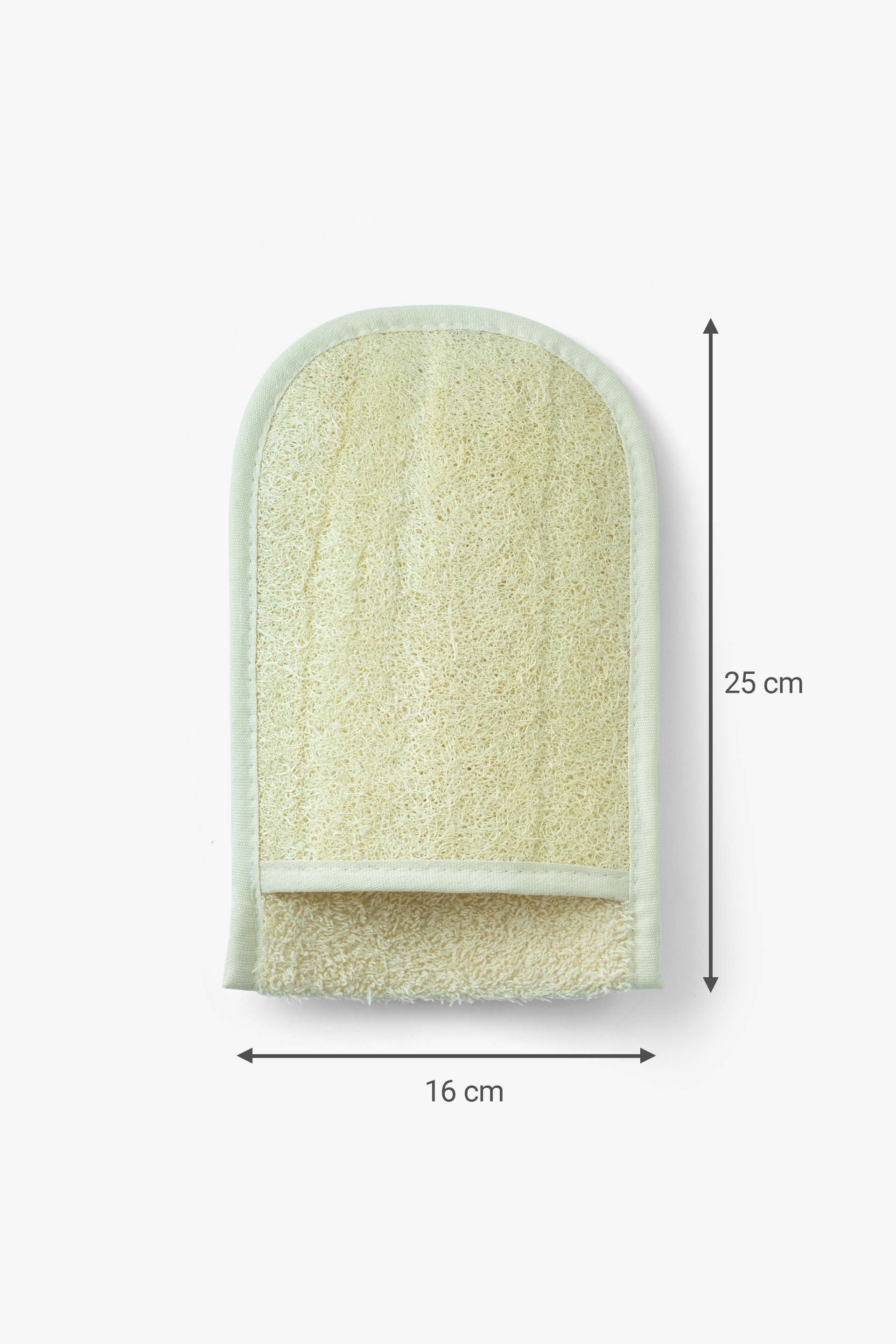 Doğal Eldivenli Kabak Lifi Banyo Kesesi JOJOMIA Kabak Lifi