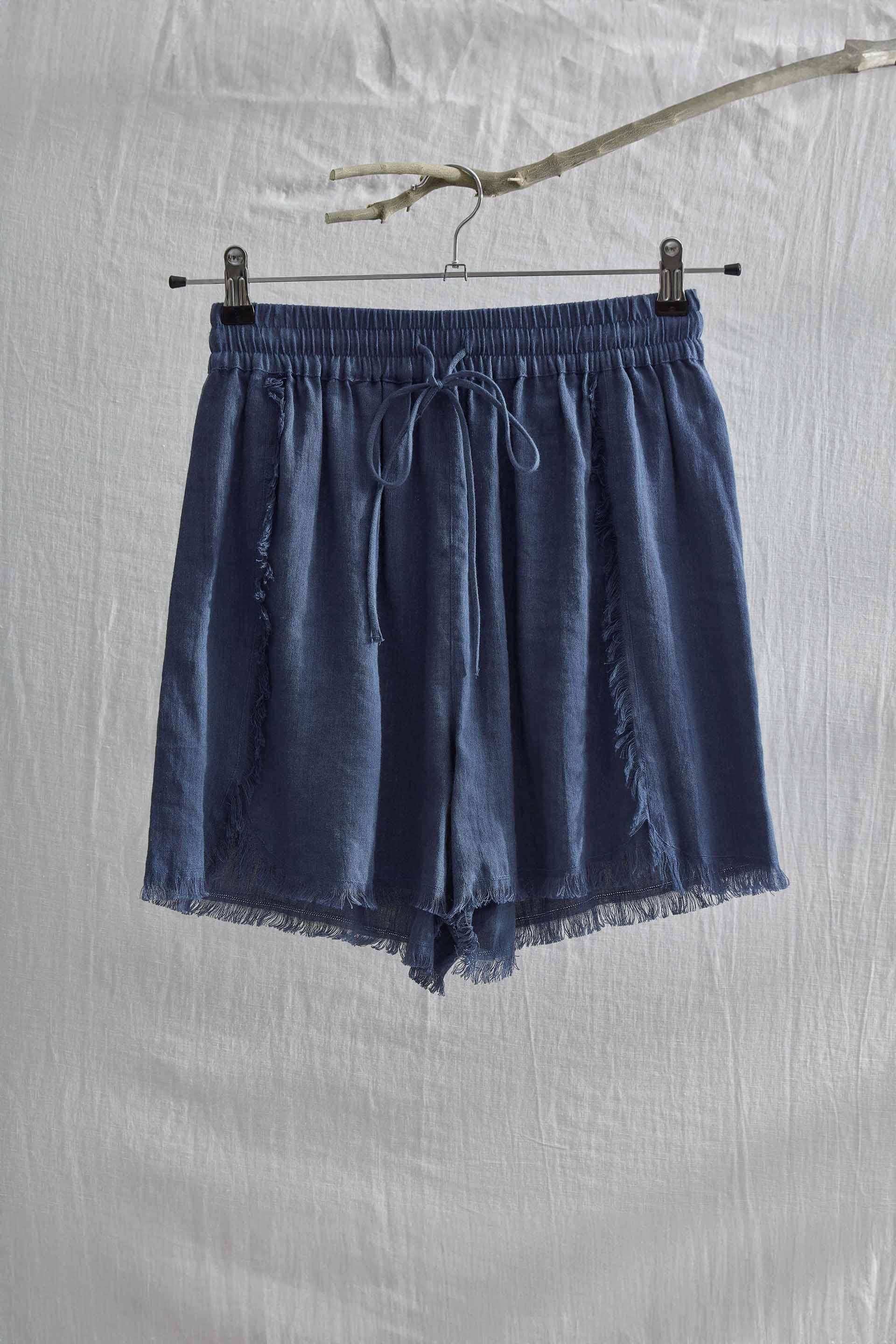 April Püsküllü Bağcıklı Kadın Kısa Şort Jojomia Şort