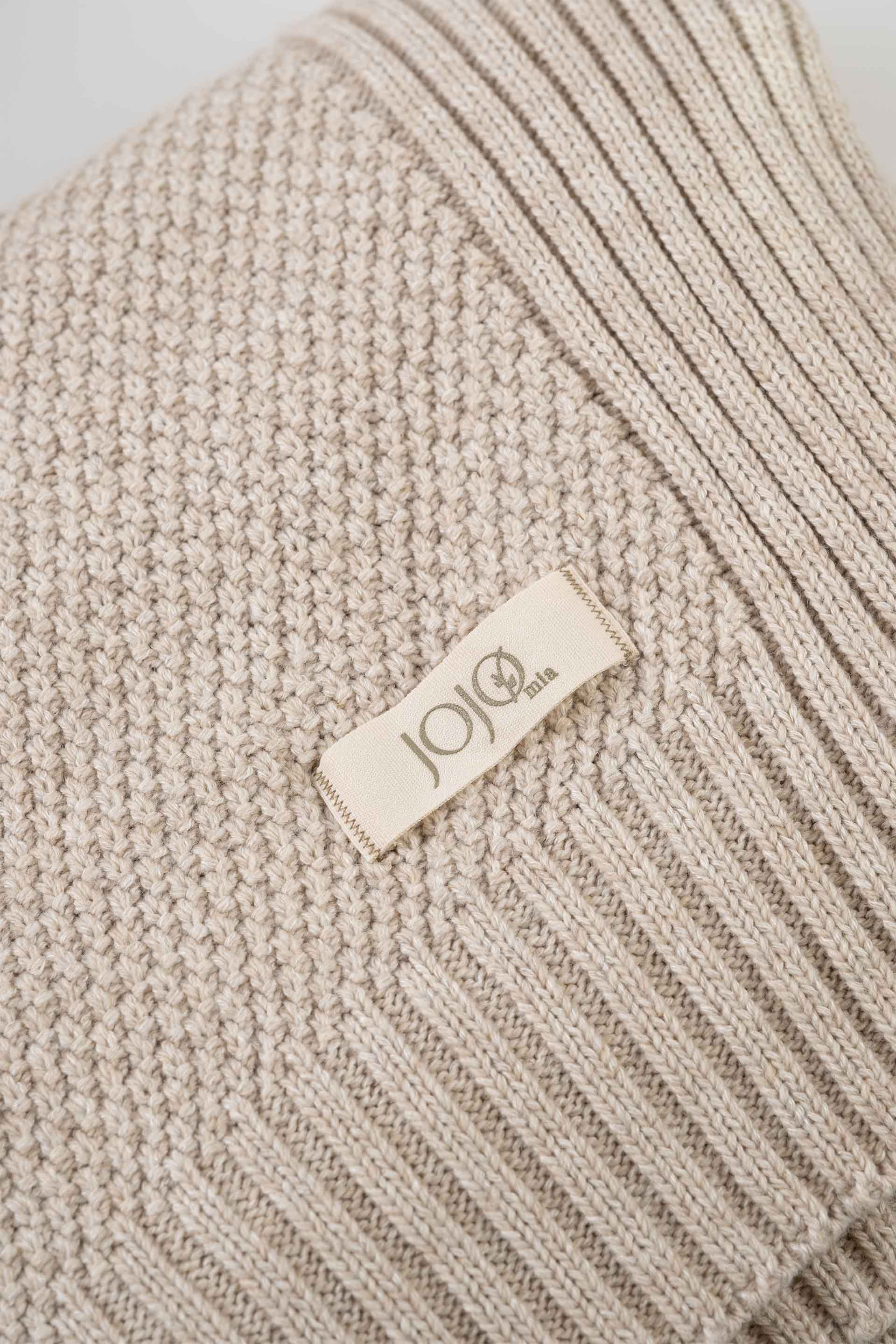 Nodin Throw Örgü Triko Koltuk Şalı Battaniyesi Jojomia Koltuk Şalı