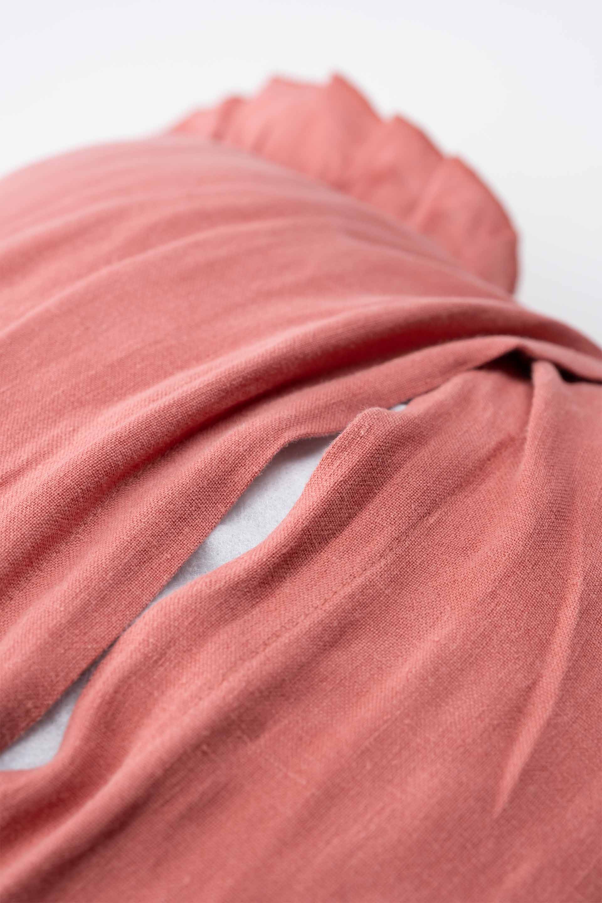 Lona 2'li Keten Fırfırlı Kırlent Kılıfı 40x40 Jojomia Kırlent Kılıfı