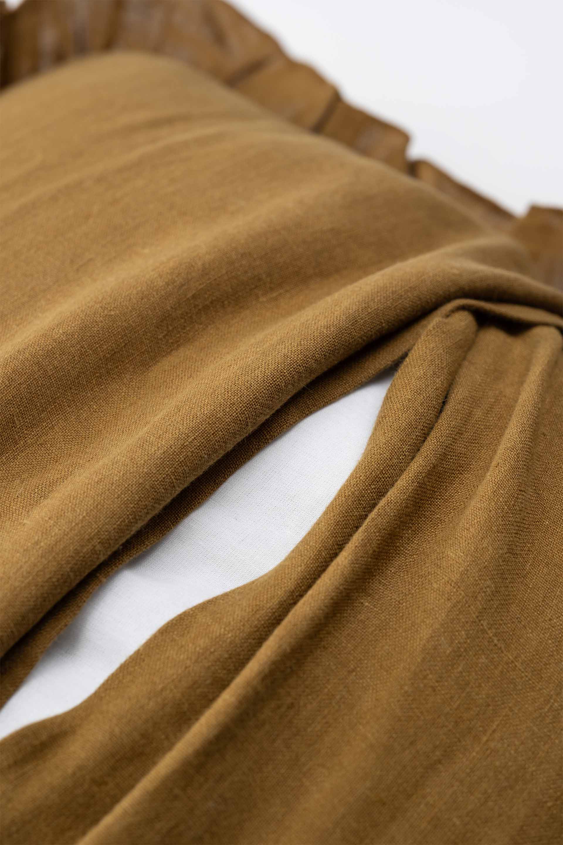 Lona 2'li Keten Fırfırlı Kırlent Kılıfı 40x40 Jojomia Kırlent Kılıfı