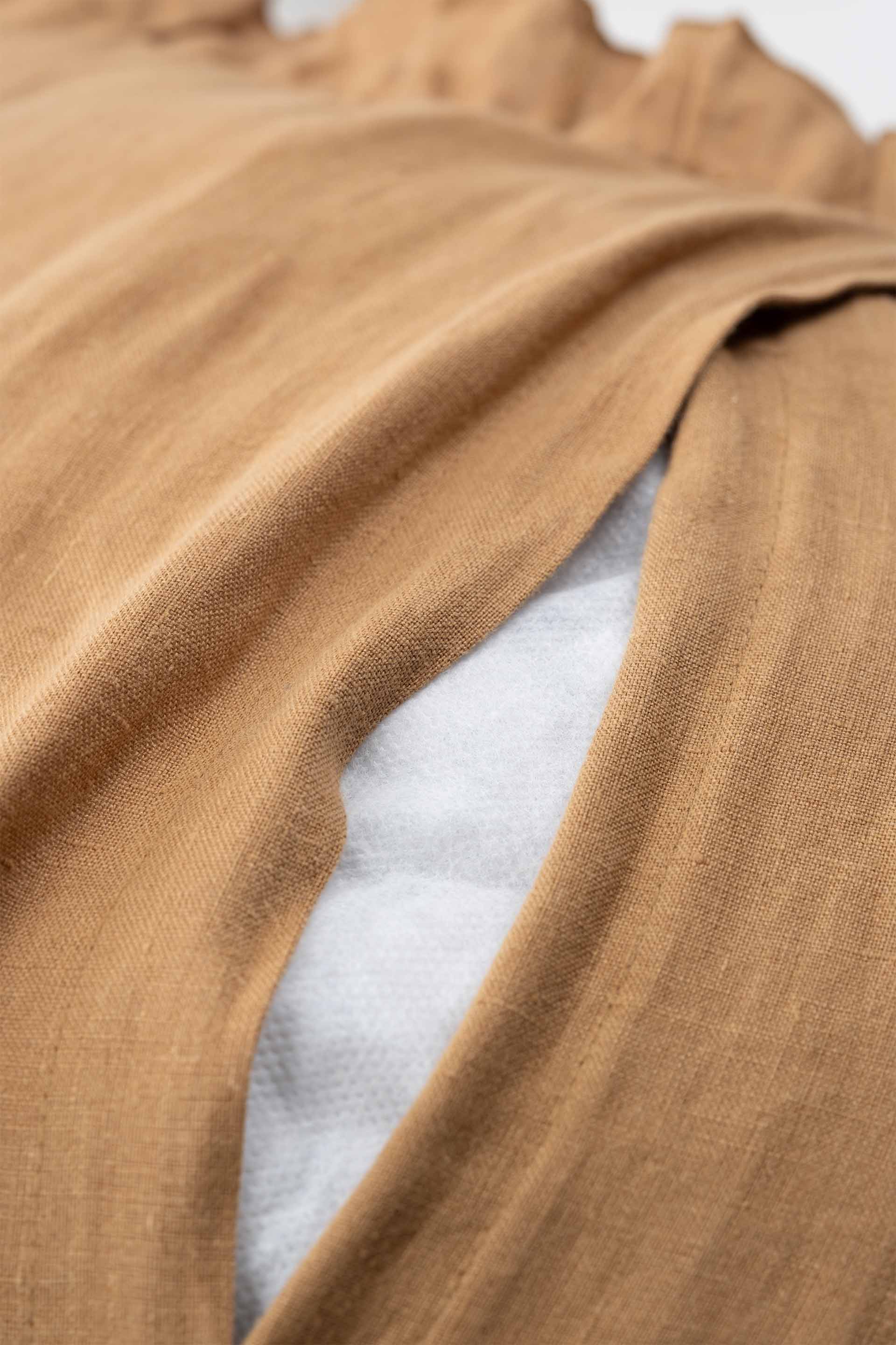 Lona Keten Fırfırlı Kırlent Kılıfı 2'li 40x40 Jojomia Kırlent Kılıfı