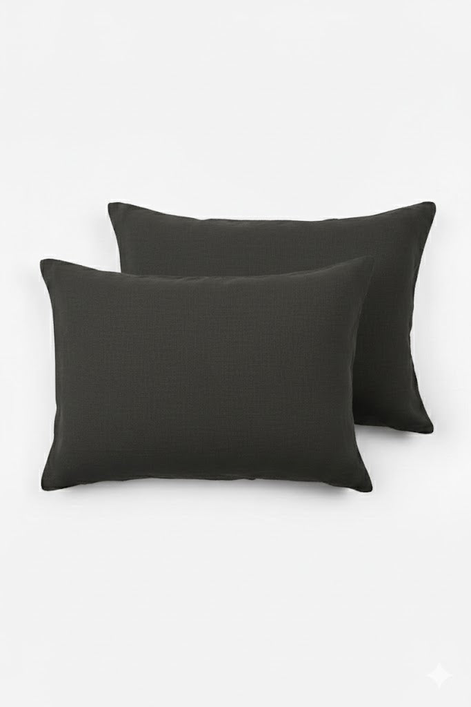 Lona 2'li Keten Yastık Kılıfı 50x70 Jojomia Yastık Kılıfı