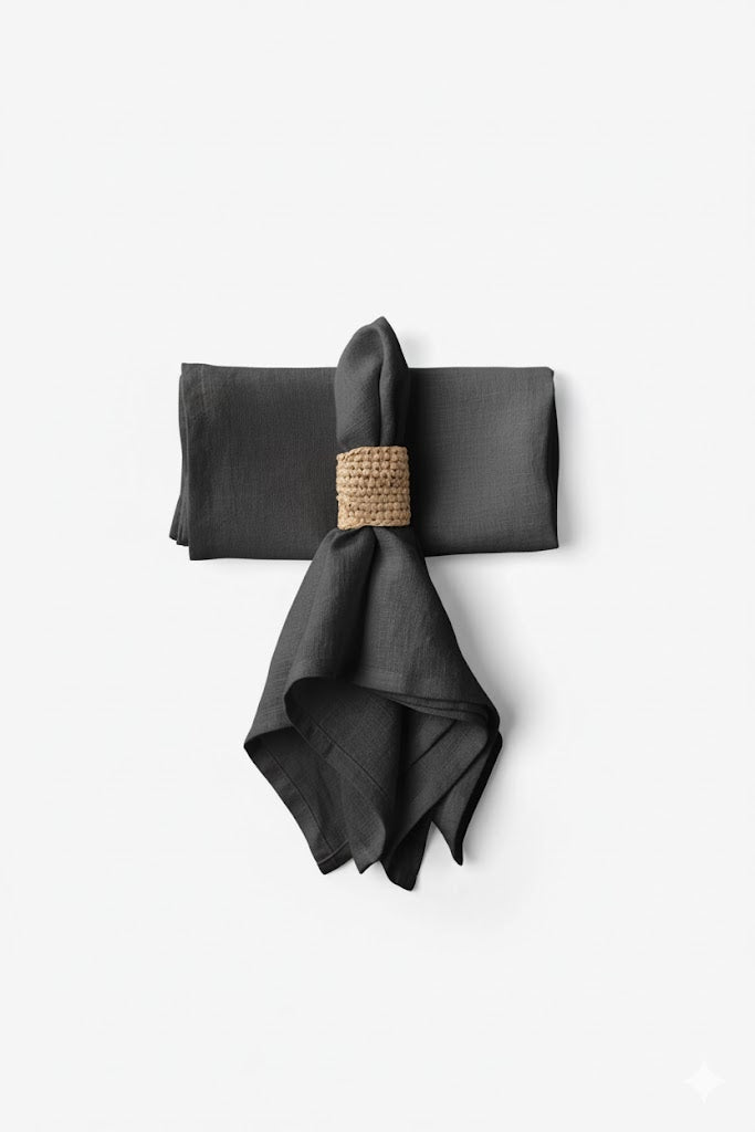 Lona 2'li Keten Kumaş Peçete 45x45 Jojomia Peçete