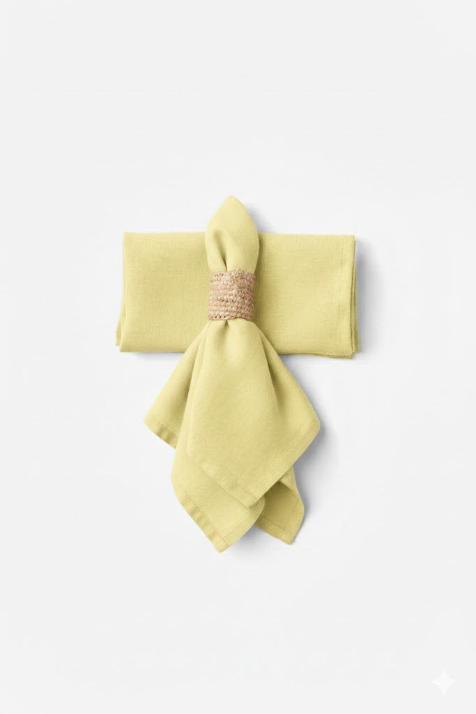 Lona 2'li Keten Kumaş Peçete 45x45 Jojomia Peçete