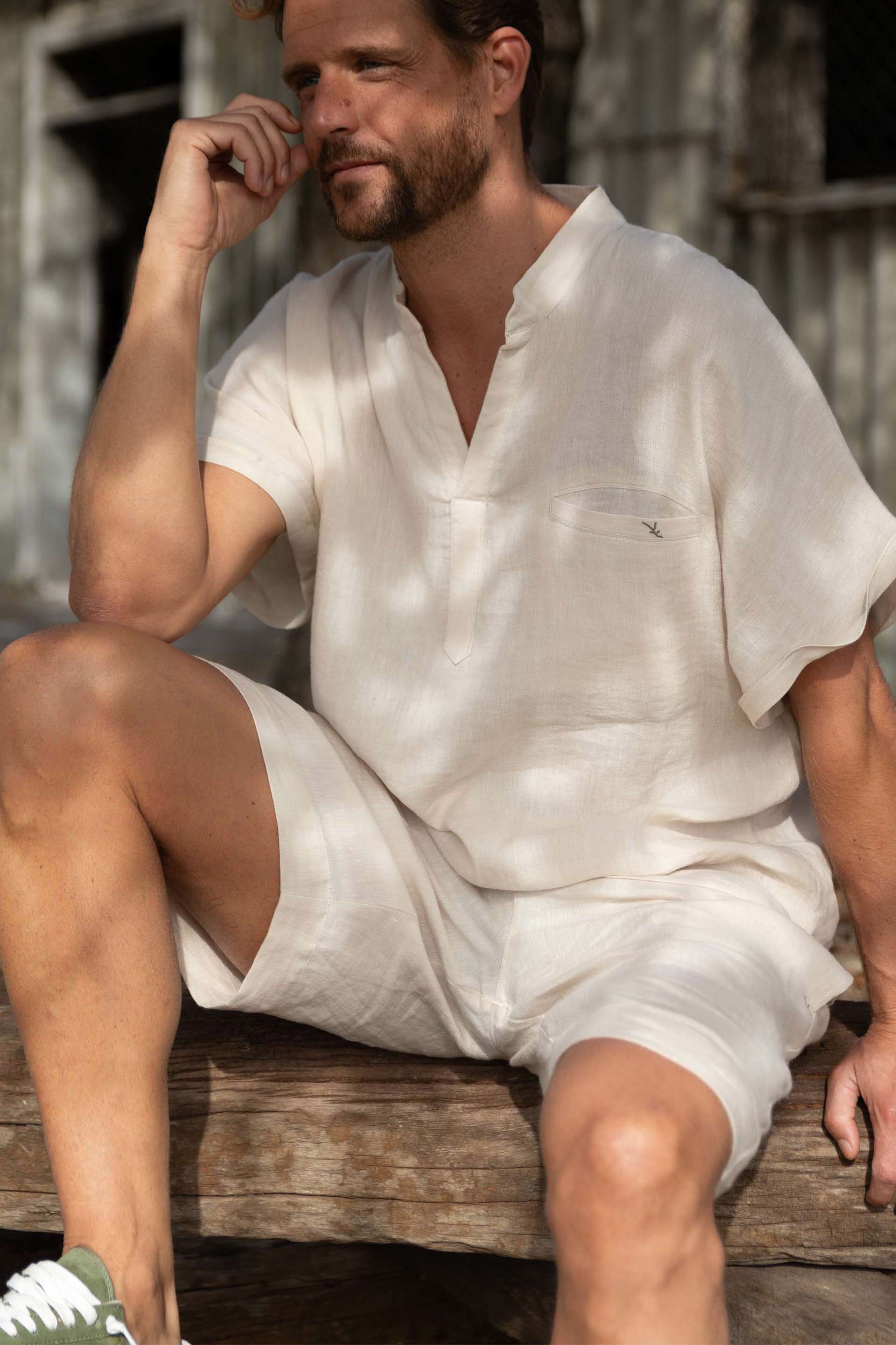 Juan Keten TENCEL™ Erkek Şort Jojomia Şort