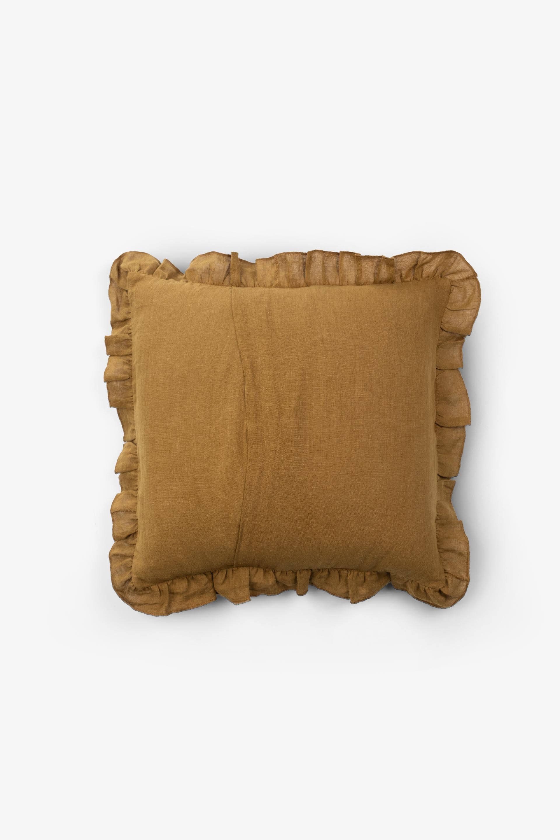 Lona 2'li Keten Fırfırlı Kırlent Kılıfı 40x40 Jojomia Kırlent Kılıfı