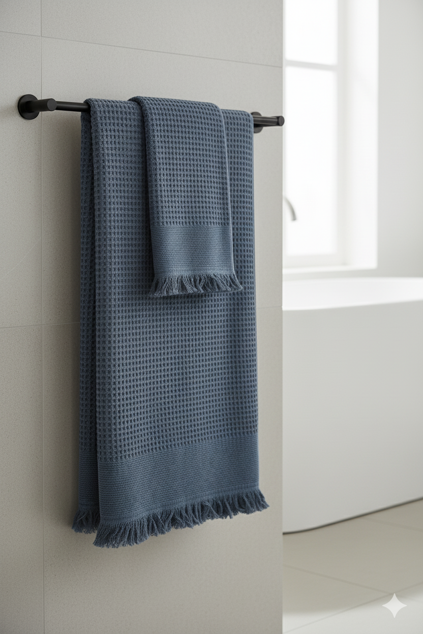 Anika Waffle Banyo Havlusu Jojomia Banyo Havlusu