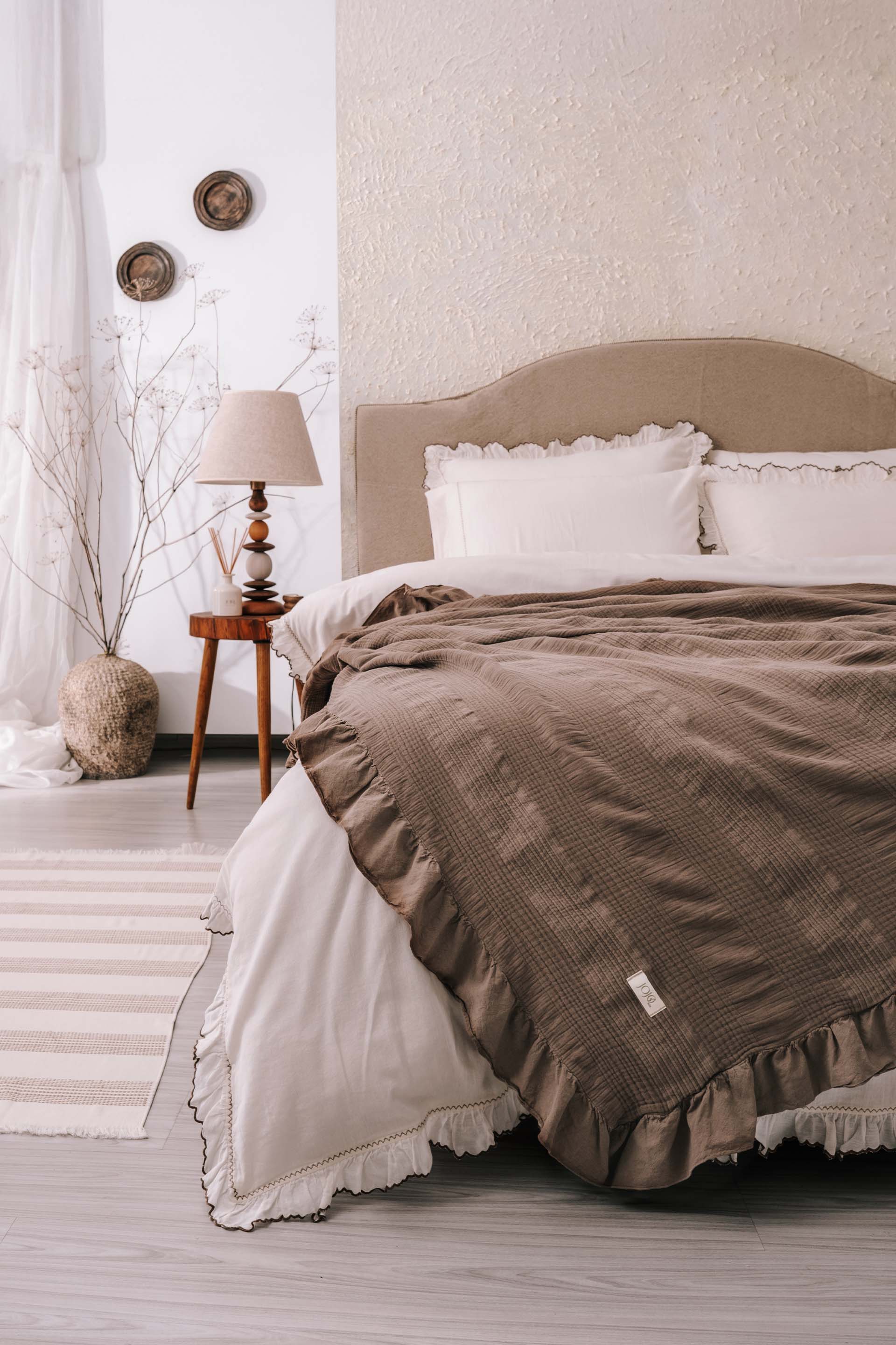 Belle Çift Kişilik Yatak Örtüsü 240x260 Jojomia Yatak Örtüsü