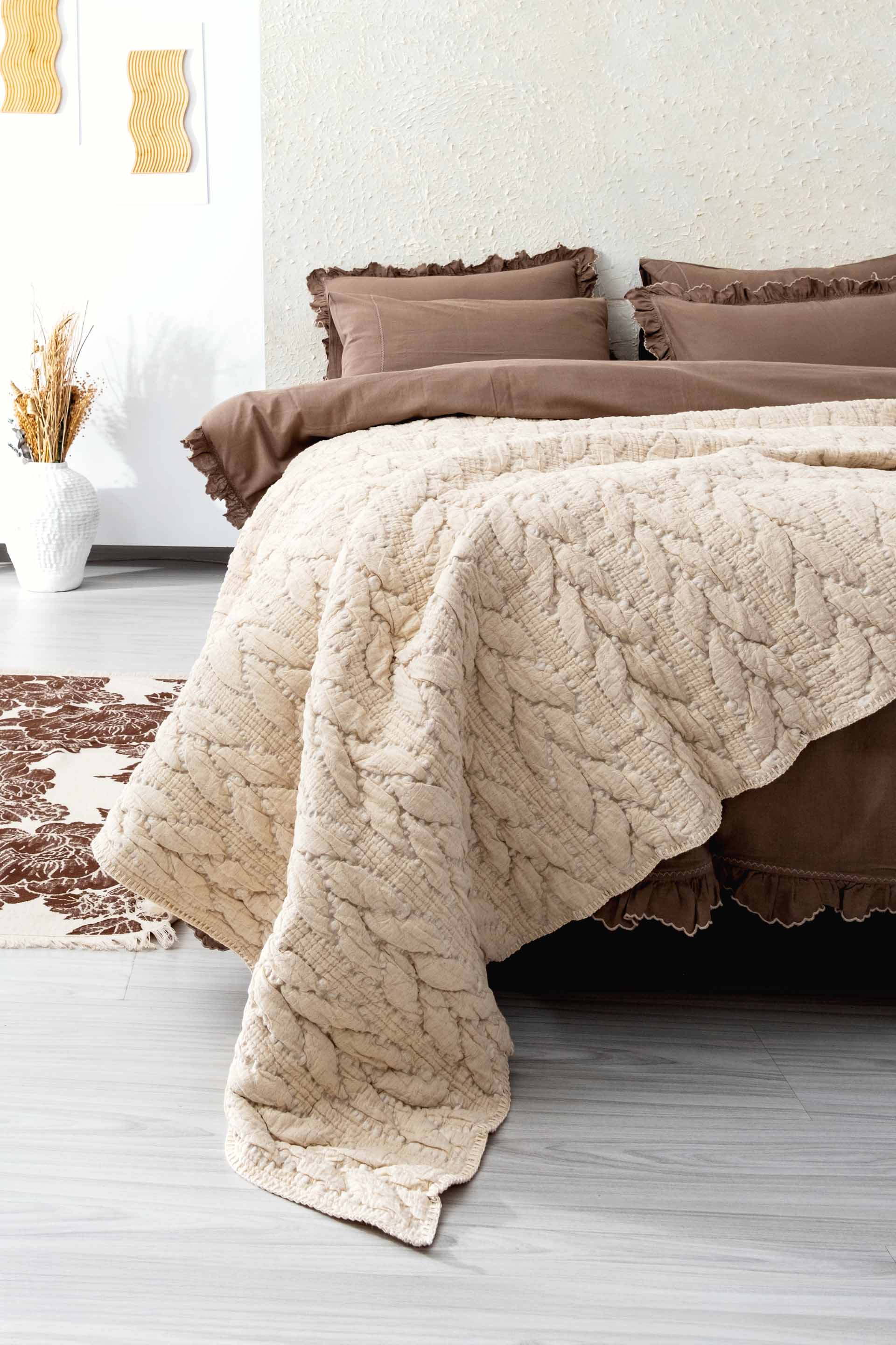 Helen Çift Kişilik Yatak Örtüsü Jojomia Yatak Örtüsü