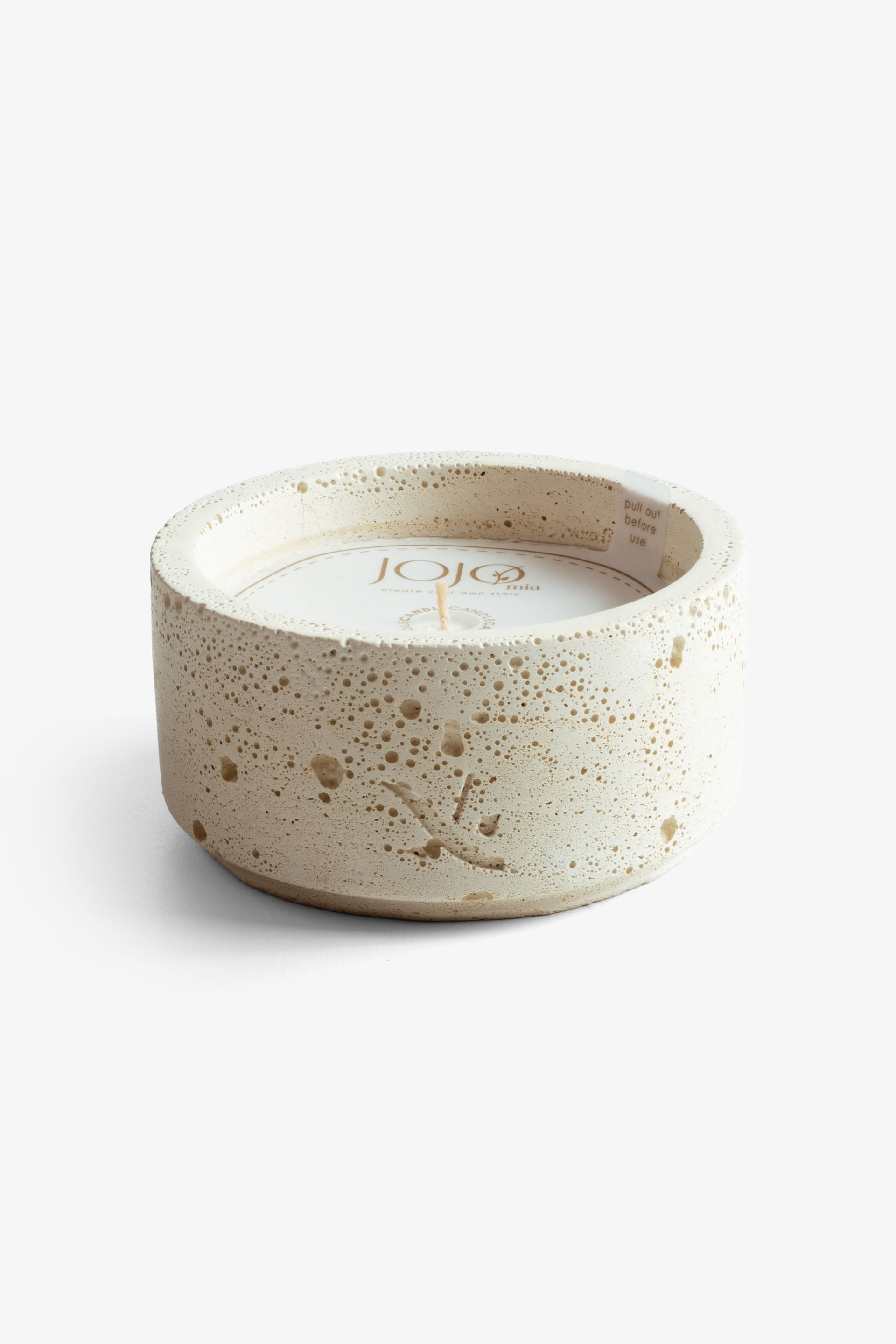 Mirena Deniz Esintisi Kokulu Dekoratif Alçı Saksılı Mum 220 Gr Jojomia Kokulu Mum