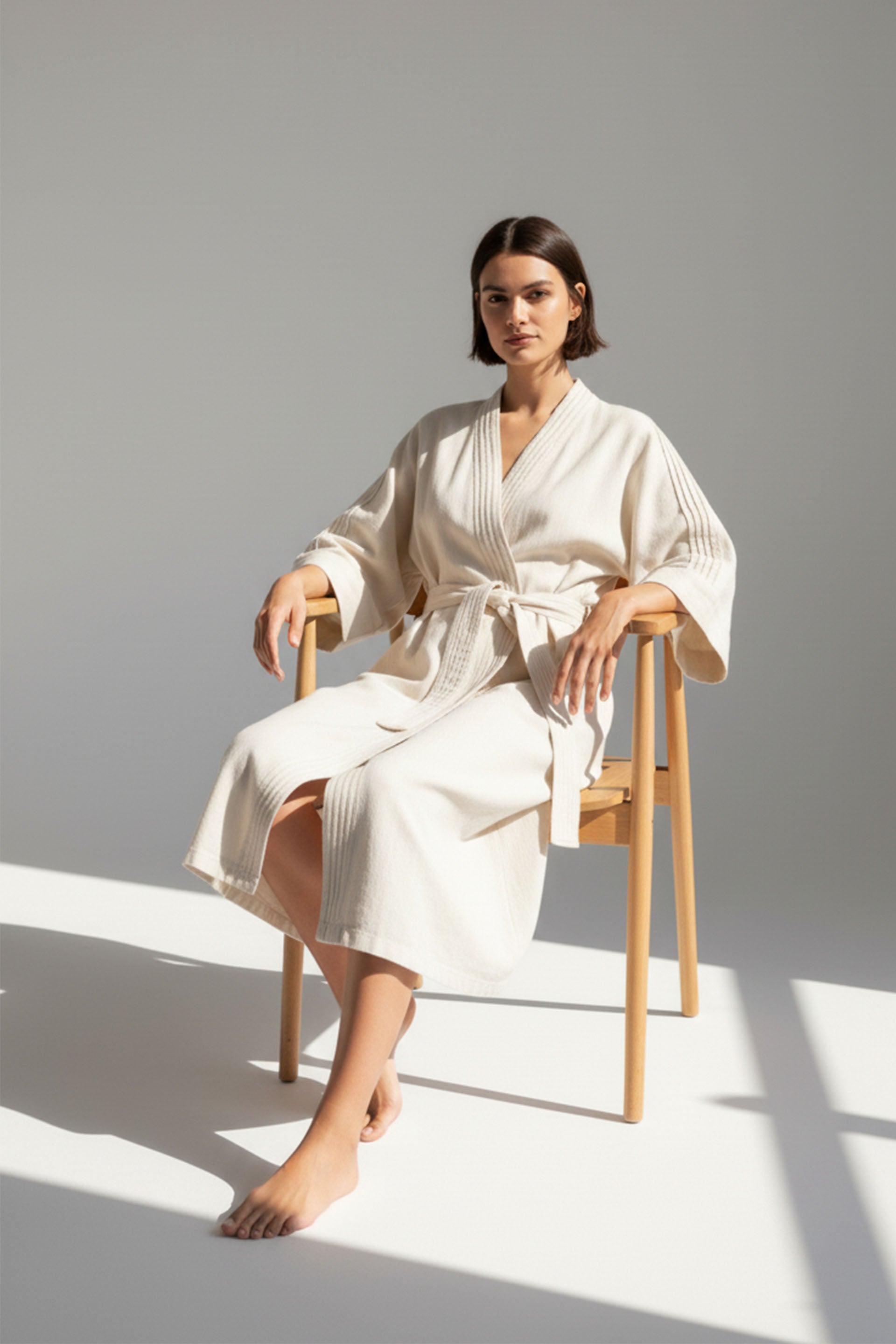 Lavinia Uzun Kollu Kadın Sabahlık / Kimono Jojomia Kimono