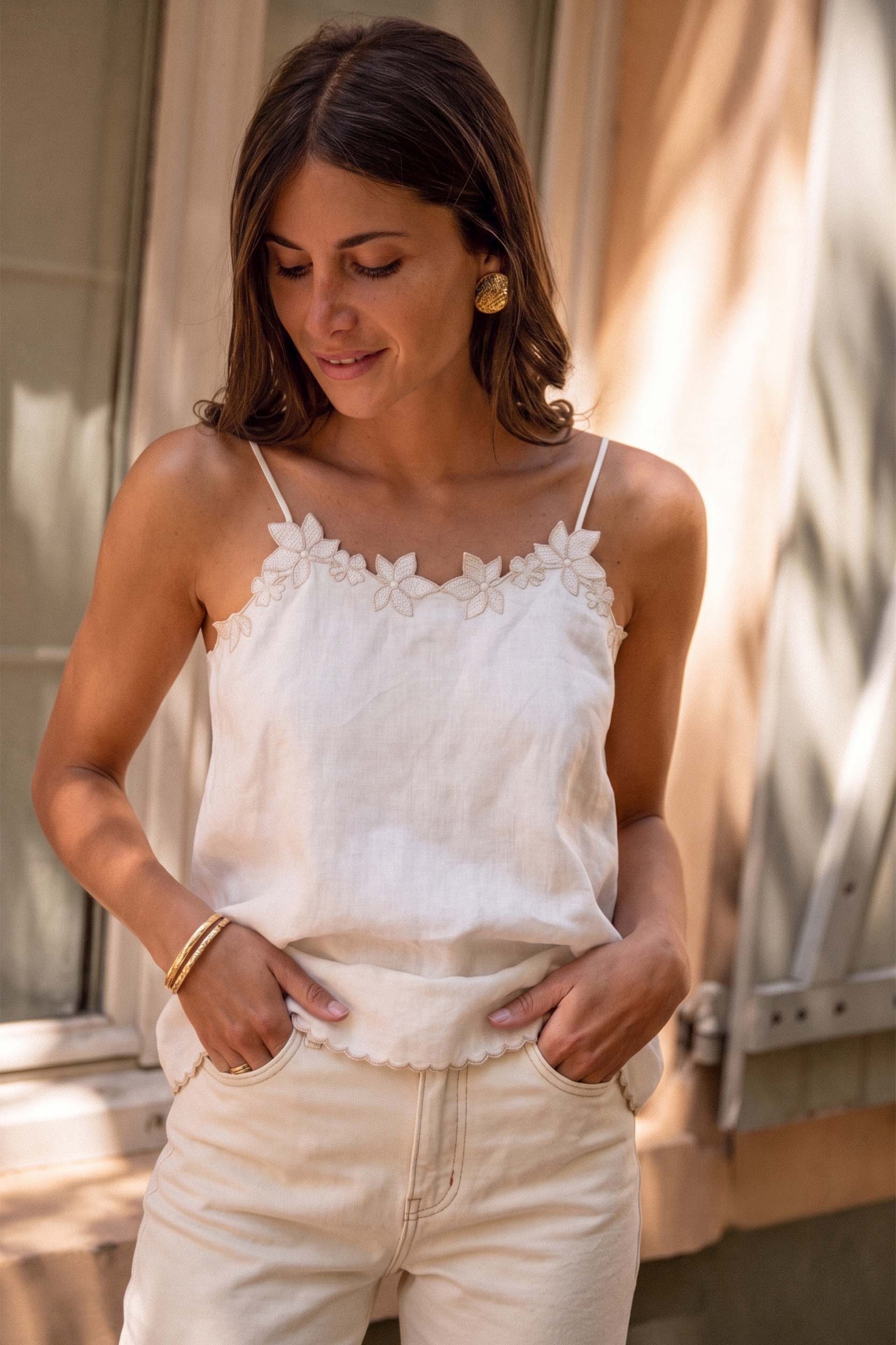 Lilya Askılı Bluz Jojomia