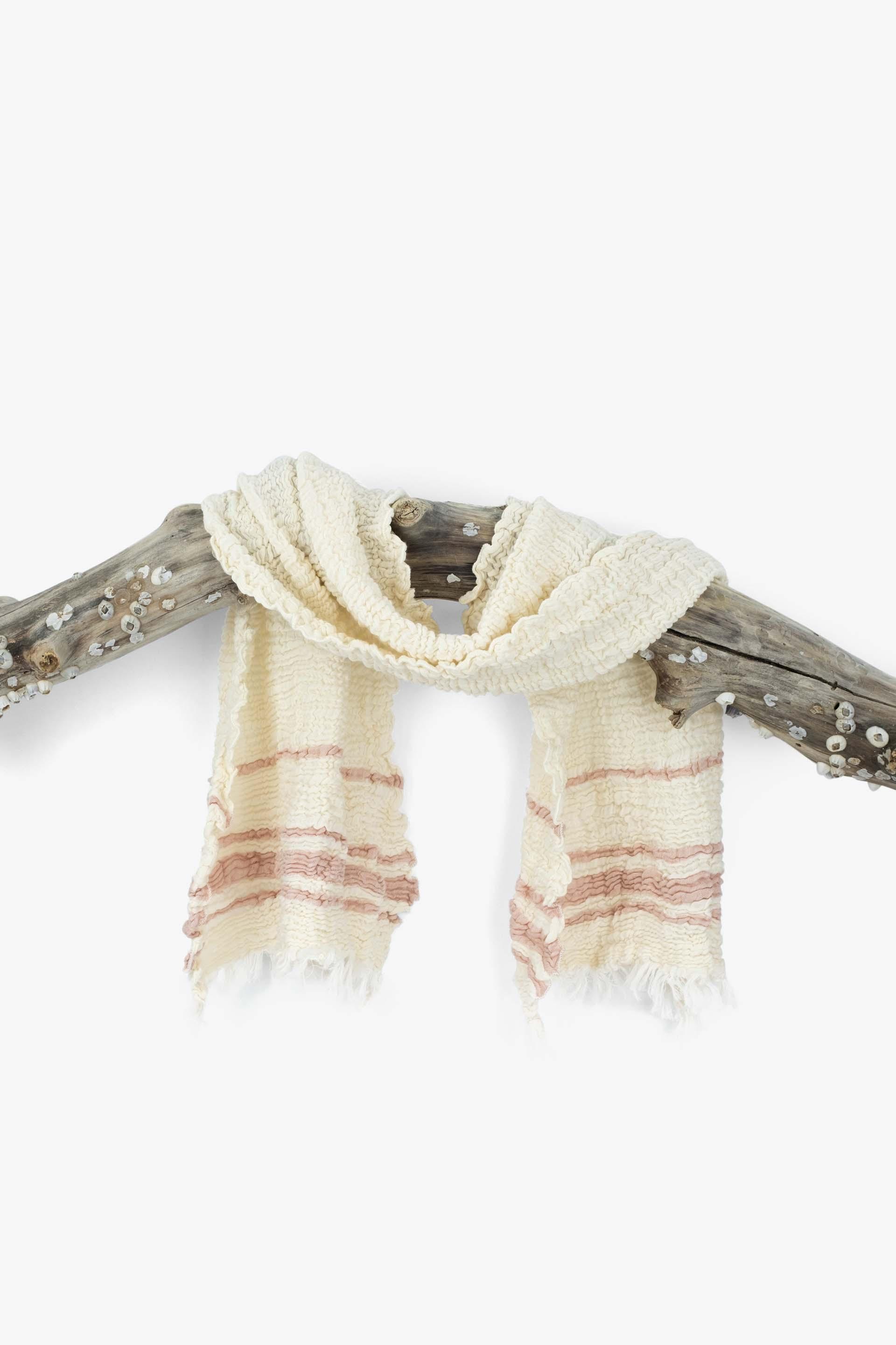 Lisa Müslin Renkli Çizgili Fular Bağlamalı Büstiyer Jojomia Fular Büstiyer