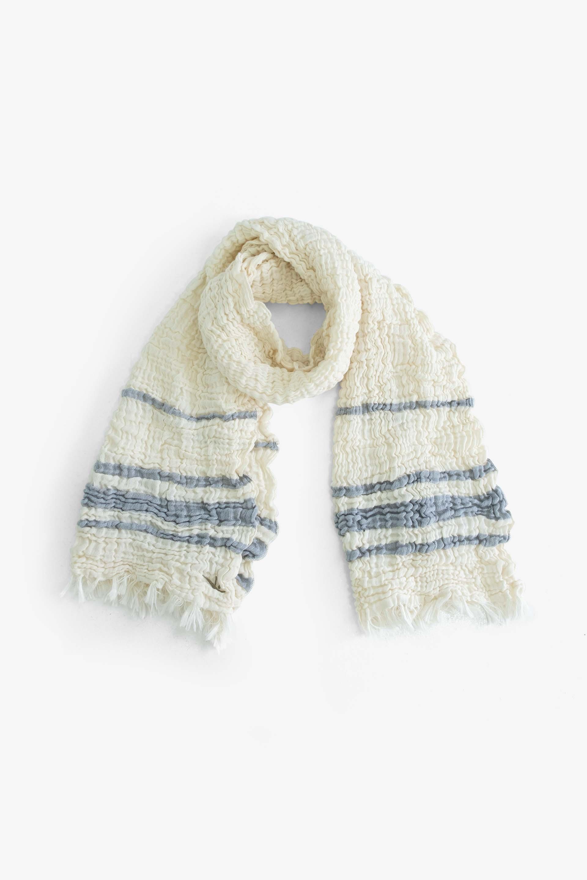 Lisa Müslin Renkli Çizgili Fular Bağlamalı Büstiyer Jojomia Fular Büstiyer