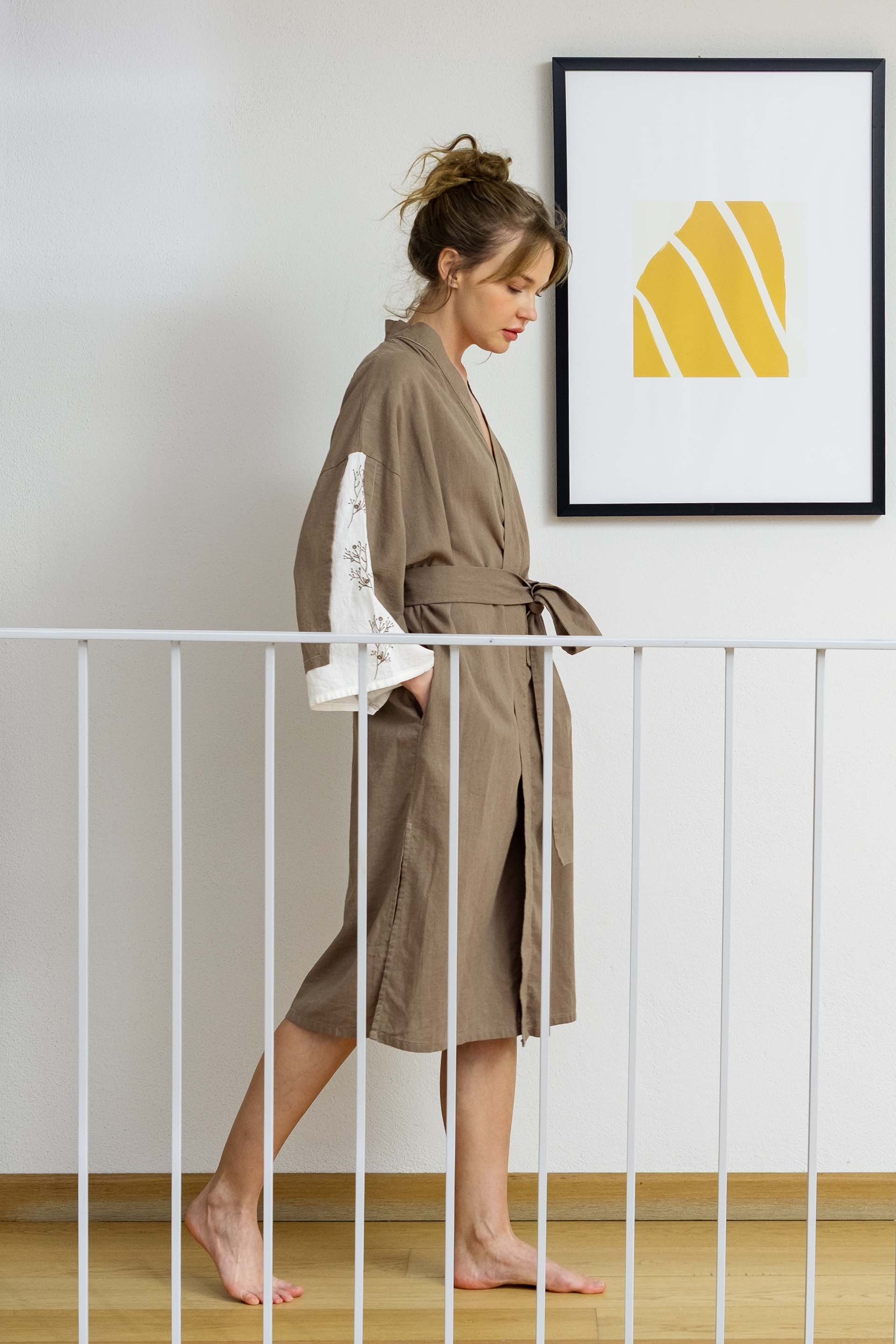 Liz Kısa Kollu Kadın Sabahlık / Kimono Jojomia Sabahlık