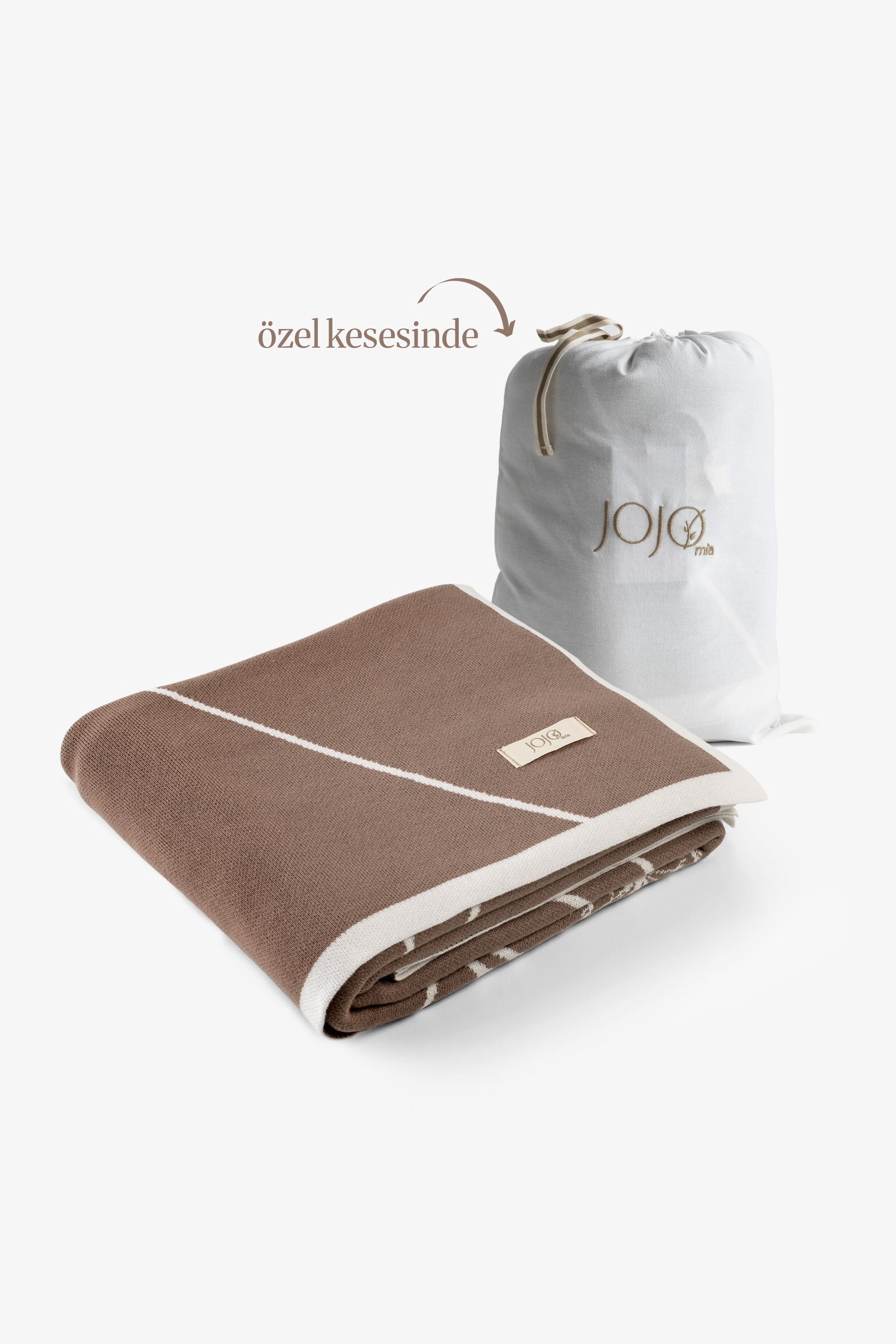 Liz Desenli Throw Triko Koltuk Şalı Tv Battaniyesi - Çanta Hediyeli Jojomia Koltuk Şalı