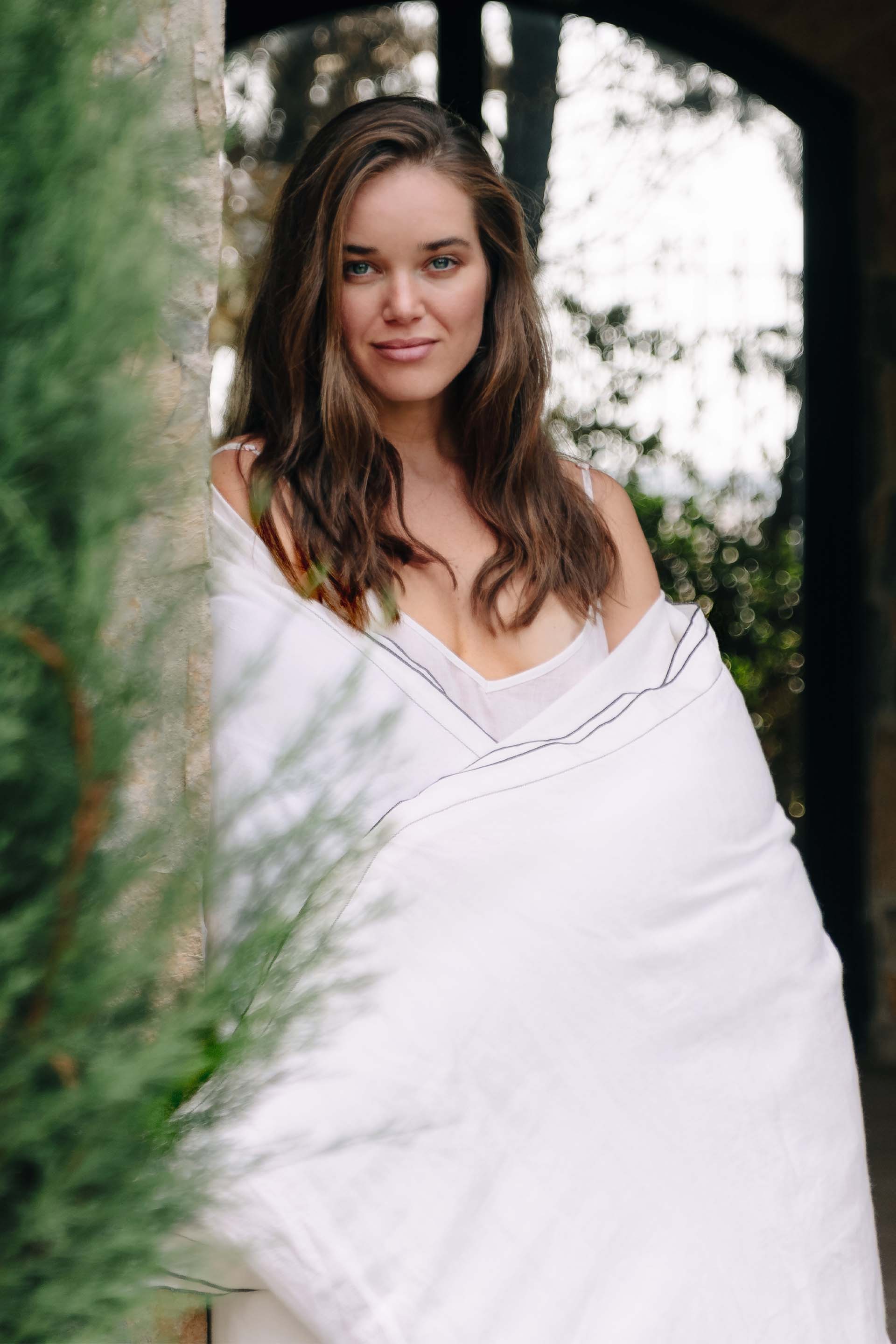 Lole Nevresim Takımı Krem-Antrasit 200x220 Jojomia Nevresim Takımı