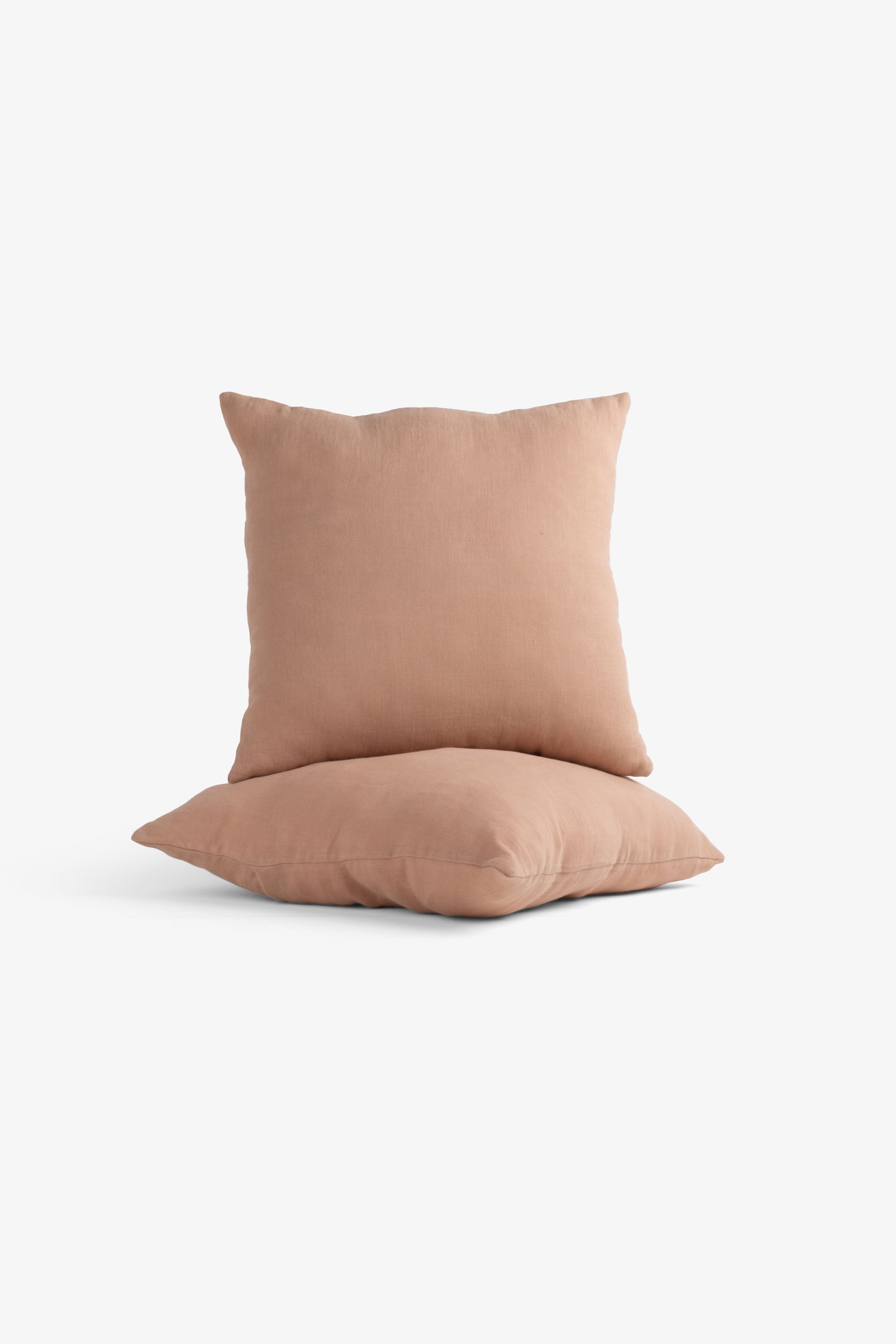 Lona Keten Düğmeli Kırlent Kılıfı 2'li 40x40 Jojomia Kırlent Kılıfı