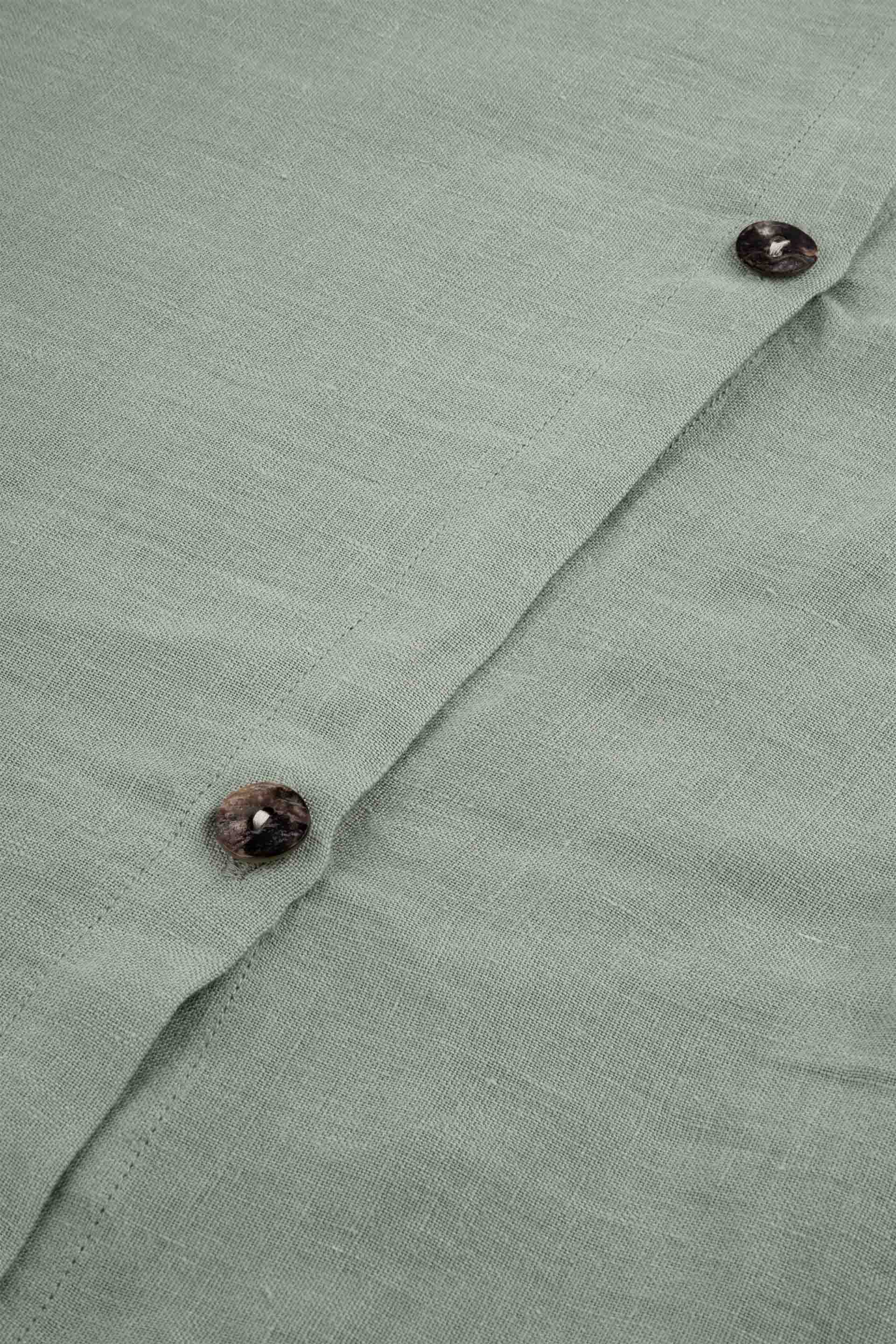 Lona Keten Düğmeli Kırlent Kılıfı 2'li 40x40 Jojomia Kırlent Kılıfı