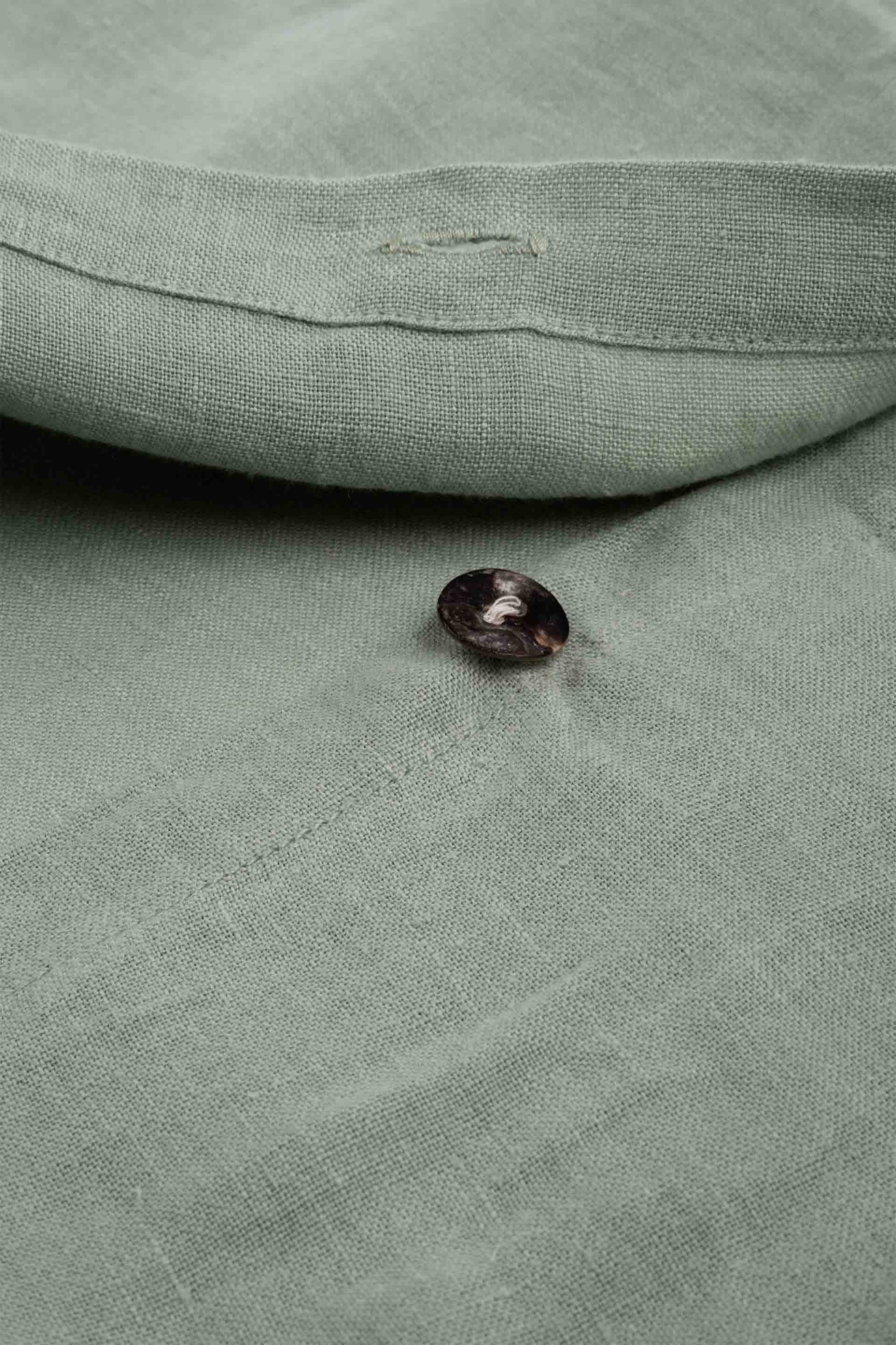 Lona Keten Düğmeli Kırlent Kılıfı 2'li 40x40 Jojomia Kırlent Kılıfı