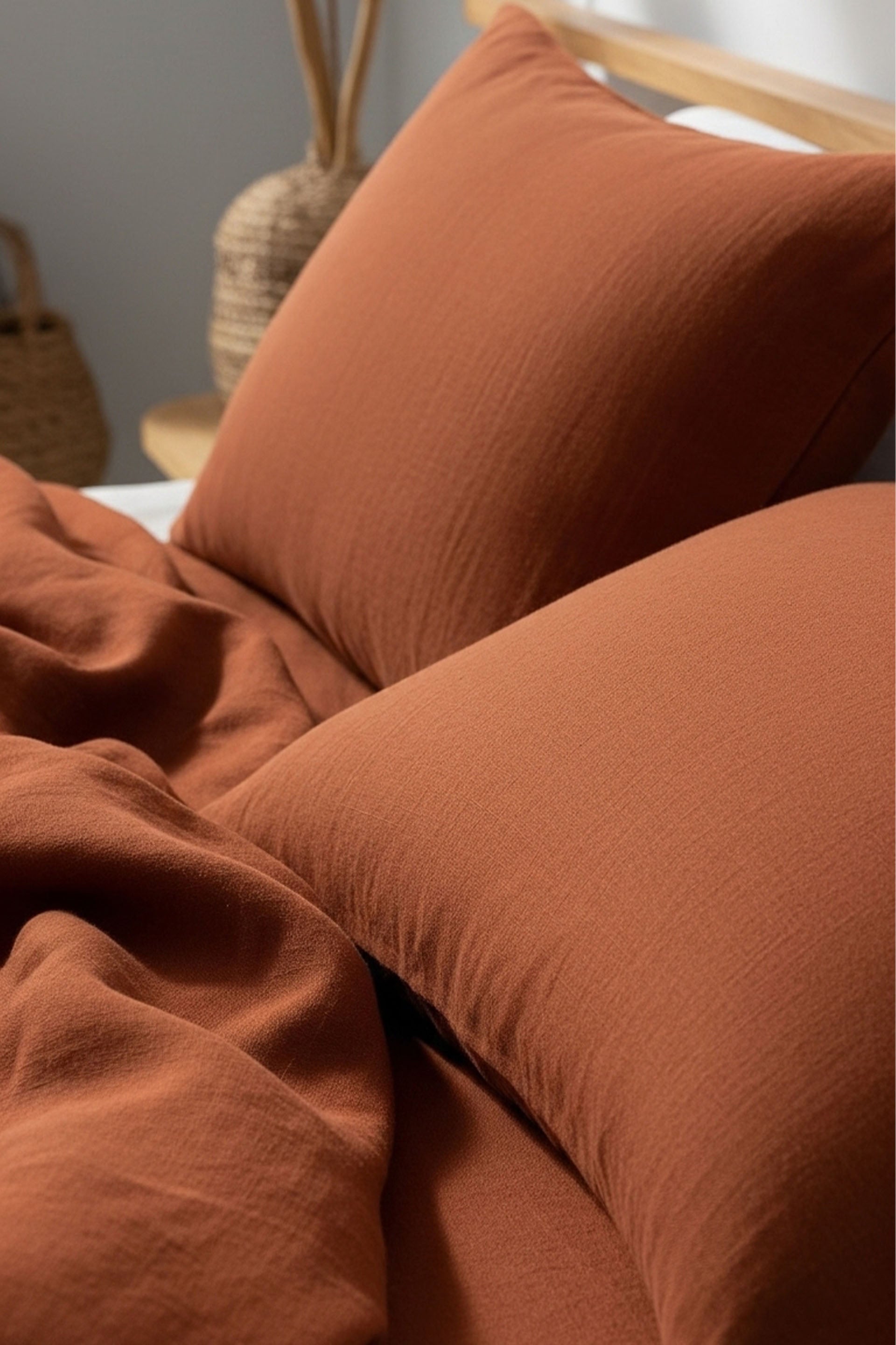 Lona 2'li Keten Yastık Kılıfı 50x70 Jojomia Yastık Kılıfı