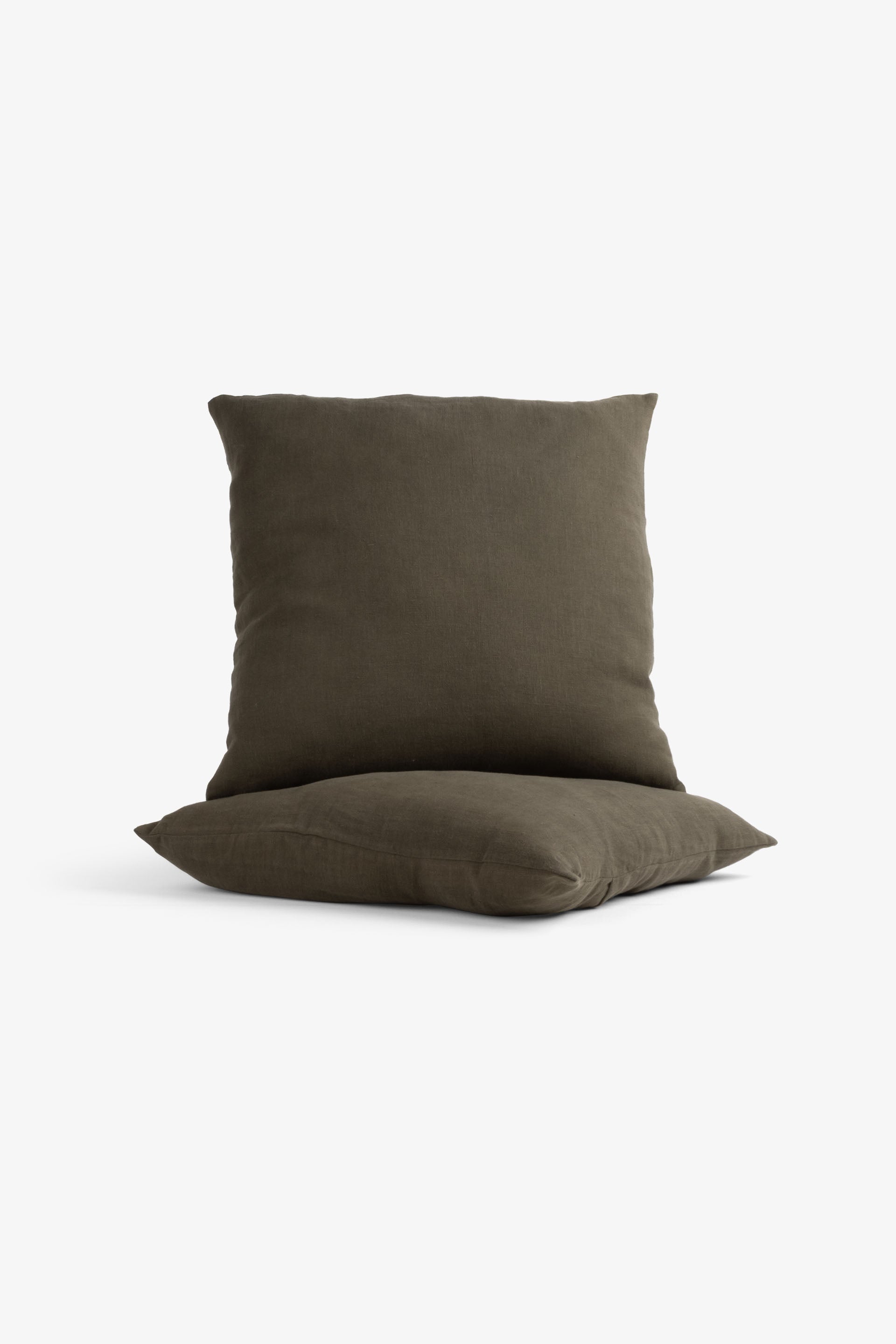 Lona 2'li Keten Fırfırlı Kırlent Kılıfı 40x40 Jojomia Kırlent Kılıfı