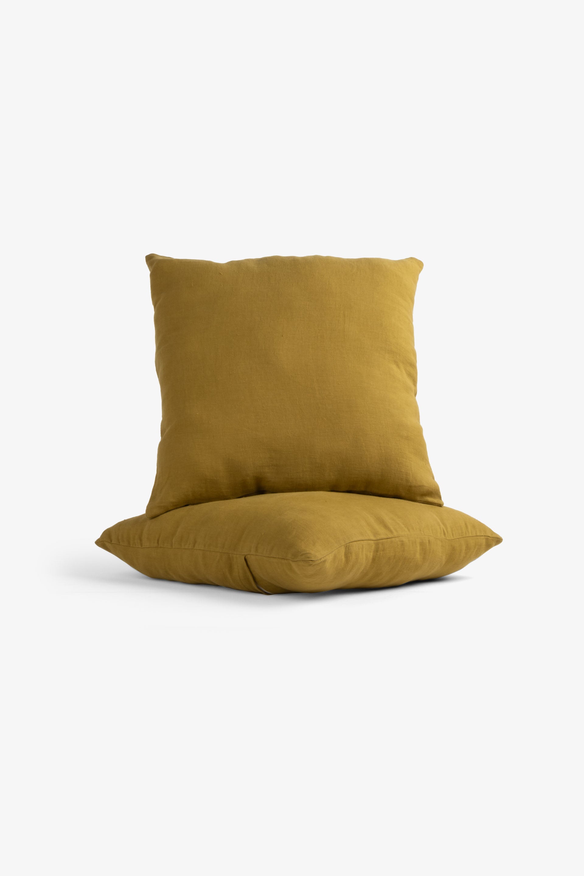 Lona 2'li Keten Düğmeli Kırlent Kılıfı 40x40 Jojomia Kırlent Kılıfı