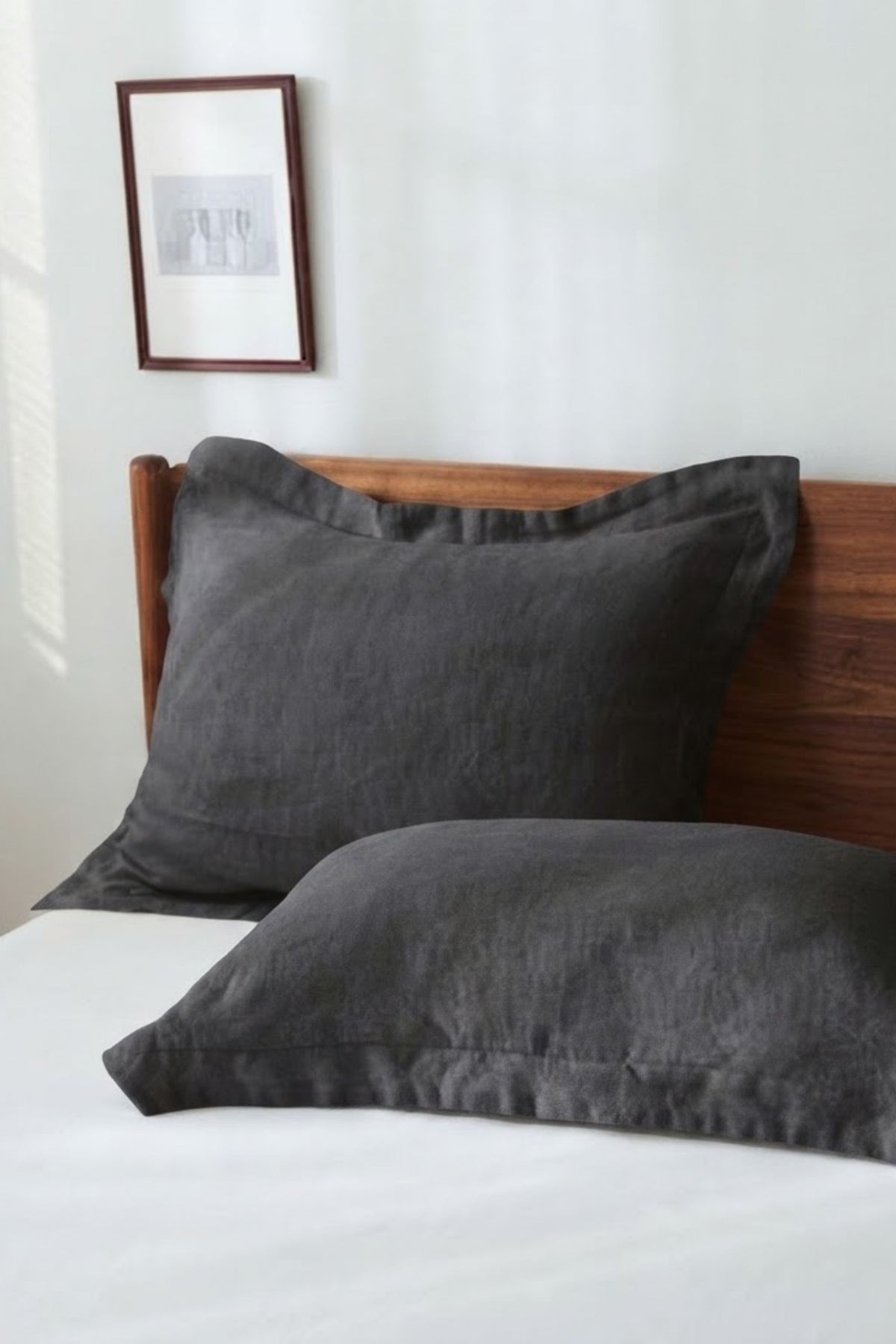 Lona Oxford Yastık Kılıfı | 60×80 cm | %100 Keten Jojomia Yastık Kılıfı