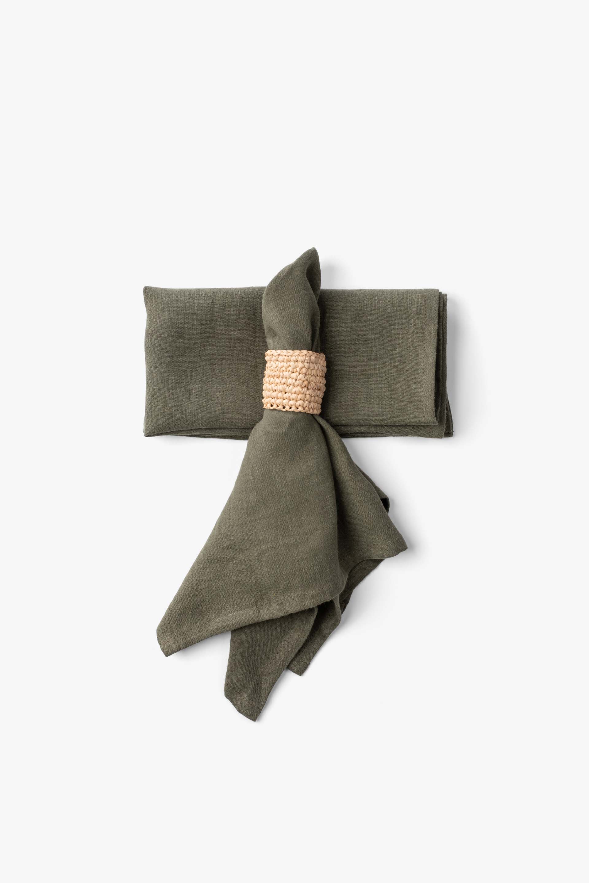 Lona 2'li Keten Kumaş Peçete 45x45 Jojomia Peçete