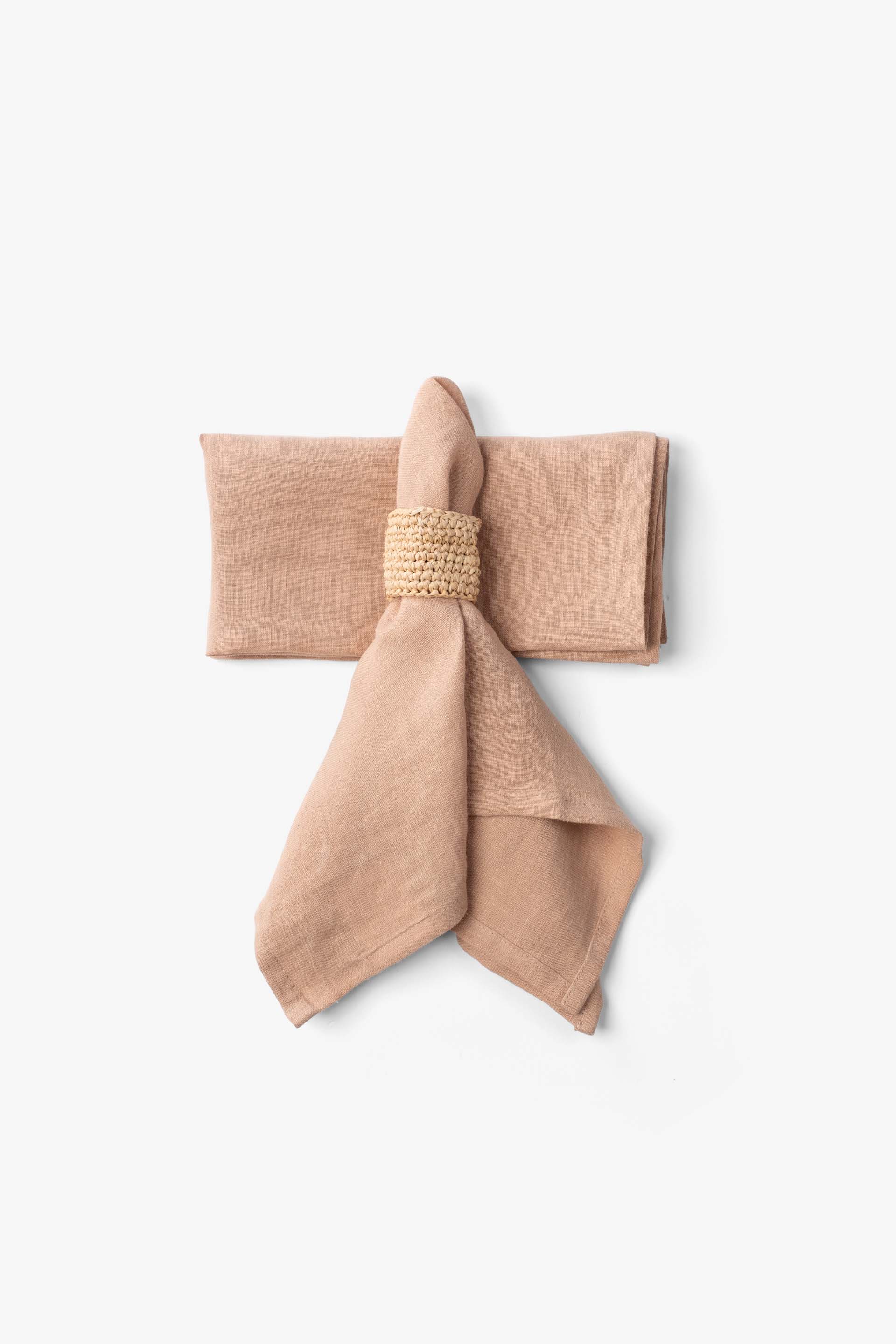 Lona 2'li Keten Kumaş Peçete 45x45 Jojomia Peçete