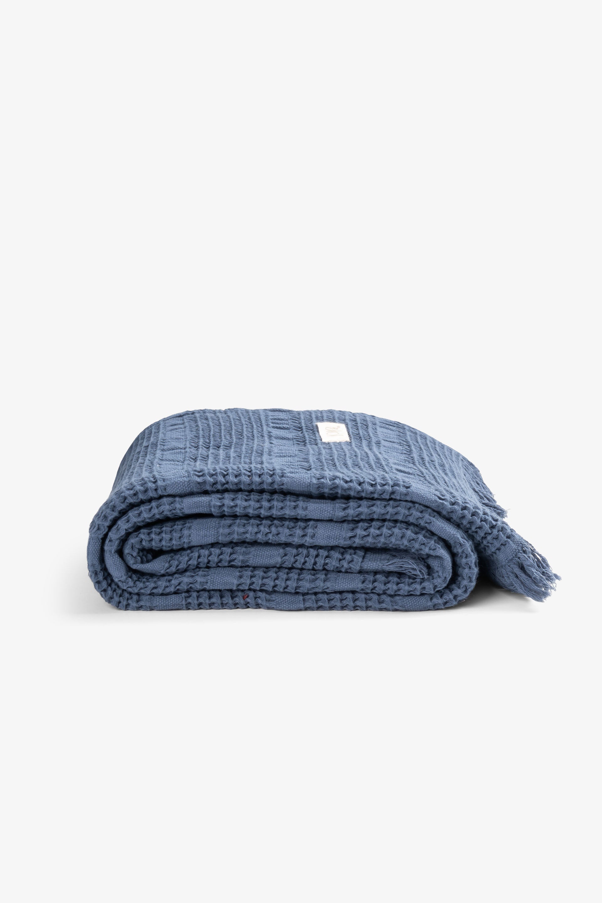 Mira Waffle Koltuk Şalı TV Battaniyesi Püsküllü Jojomia Koltuk Şalı