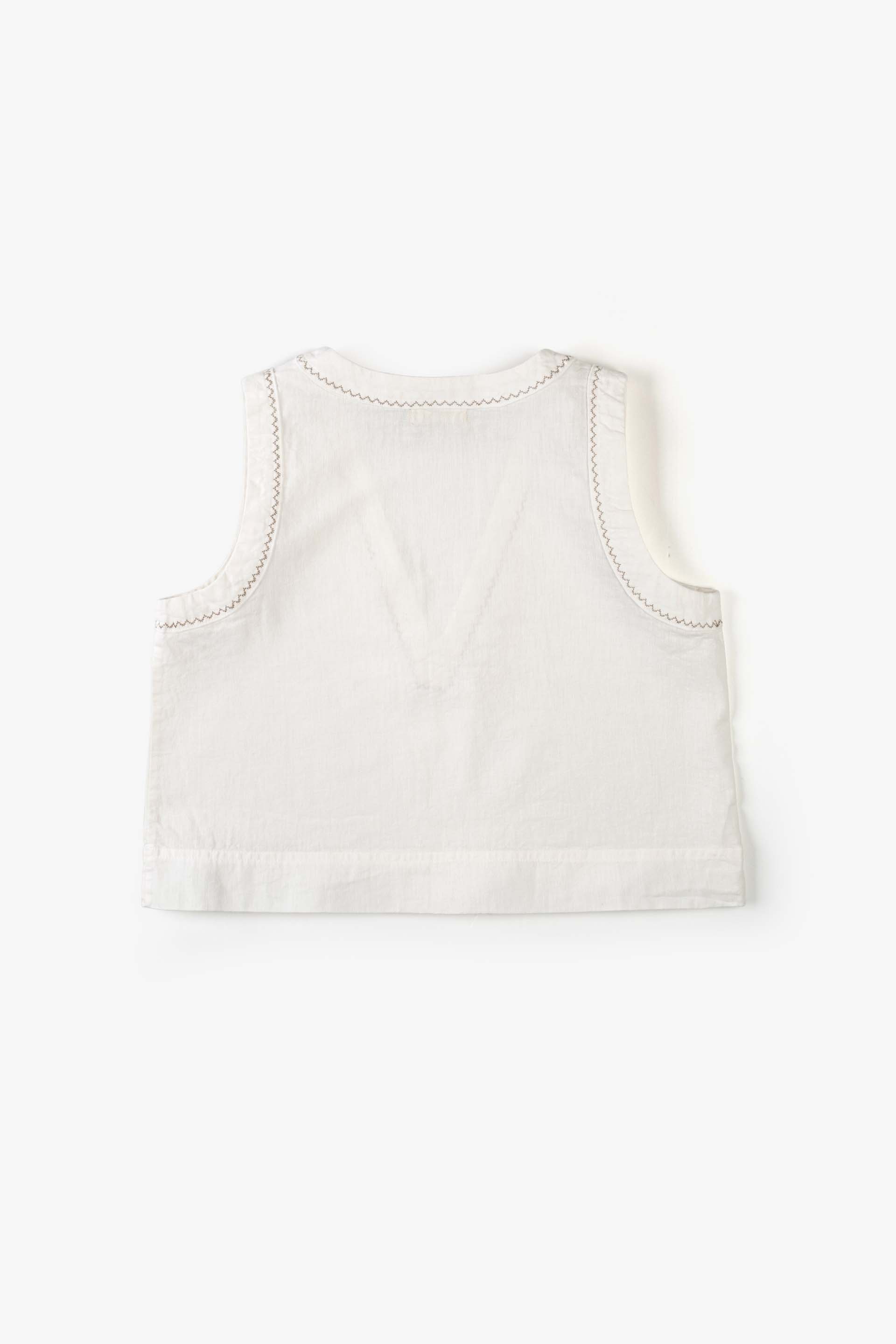 Nina Crop Üst V Yaka Nakış Detaylı Jojomia T-Shirt