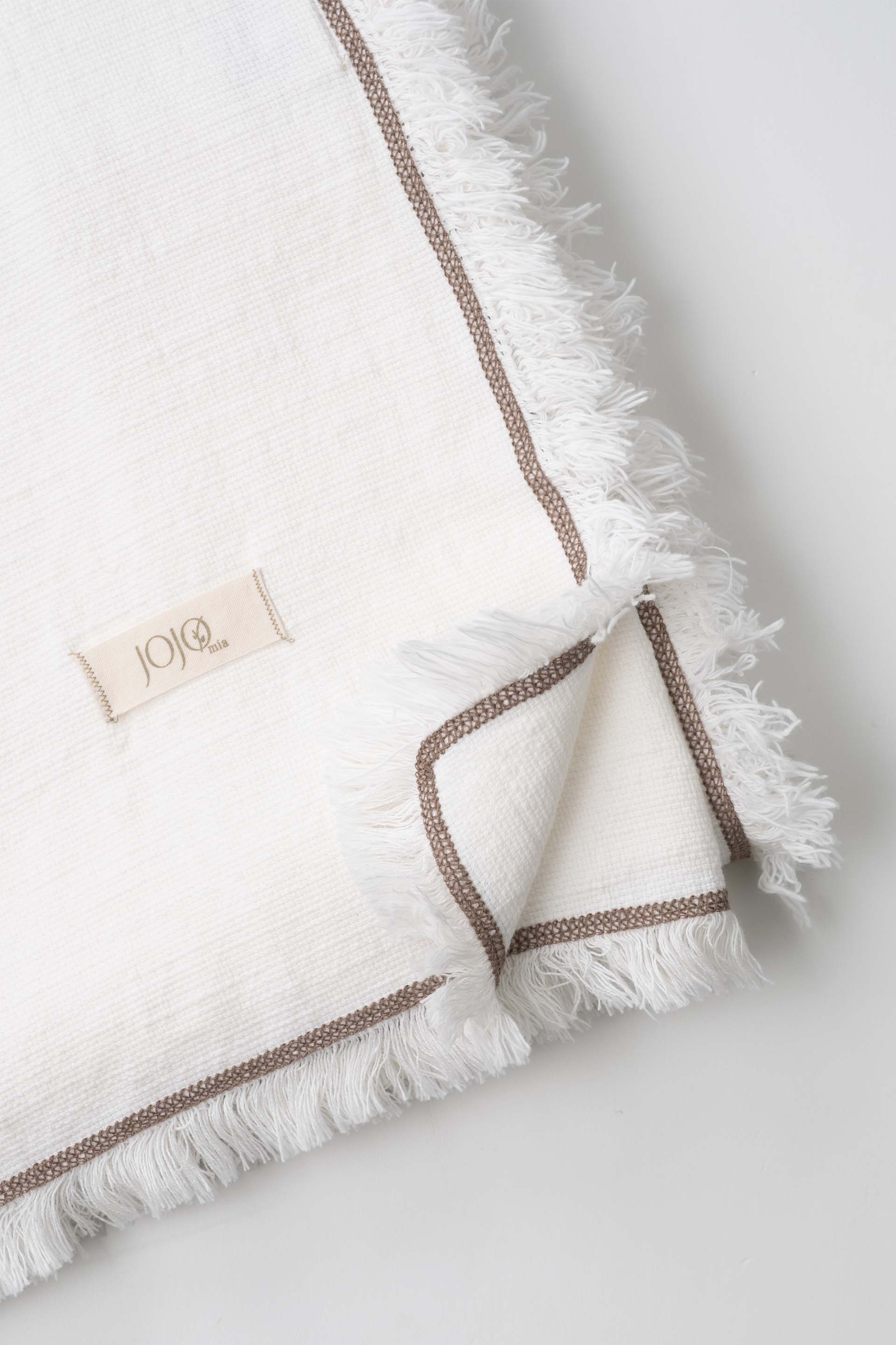 Odin Püsküllü Throw Koltuk Şalı Battaniyesi Jojomia Koltuk Şalı