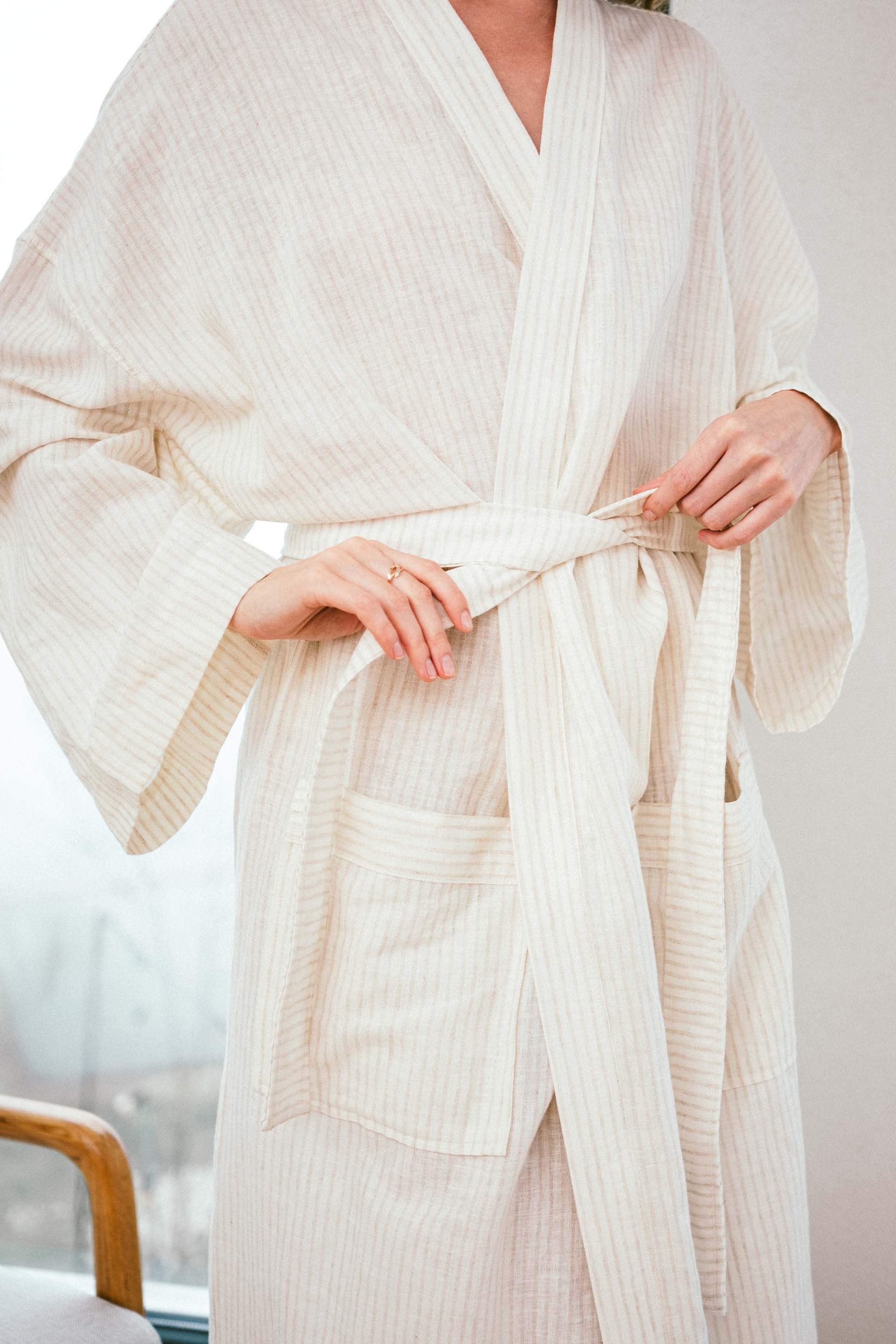 Urika Uzun Kollu Sabahlık / Kimono Jojomia Sabahlık