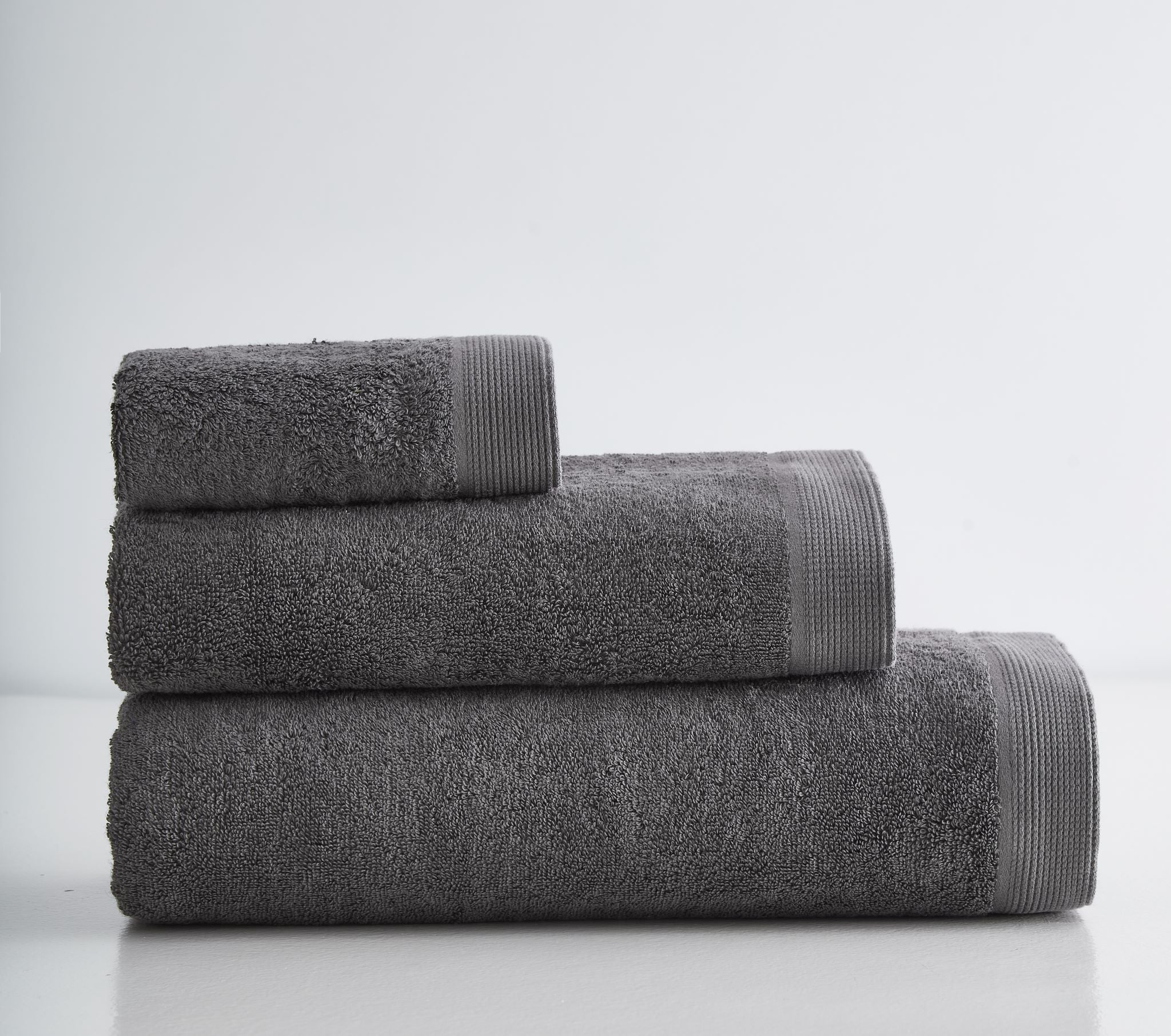 ADISA HAVLU 3LÜ SET ANTRASİT 30x50+50x90+80x150 Jojomia