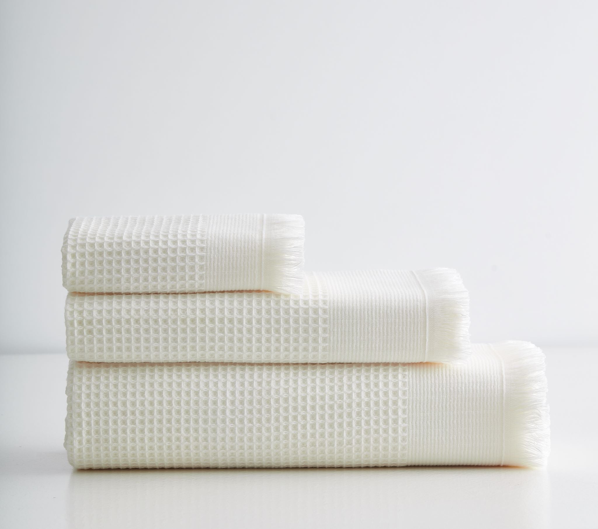 ANIKA HAVLU 3LÜ SET KREM 30x50+50x90+100x150 Jojomia