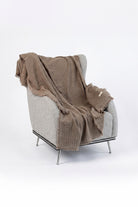 Frig Püsküllü Koltuk Şalı | %100 Pamuk Gofre Dokuma Throw | 130x170 cm Jojomia Koltuk Şalı